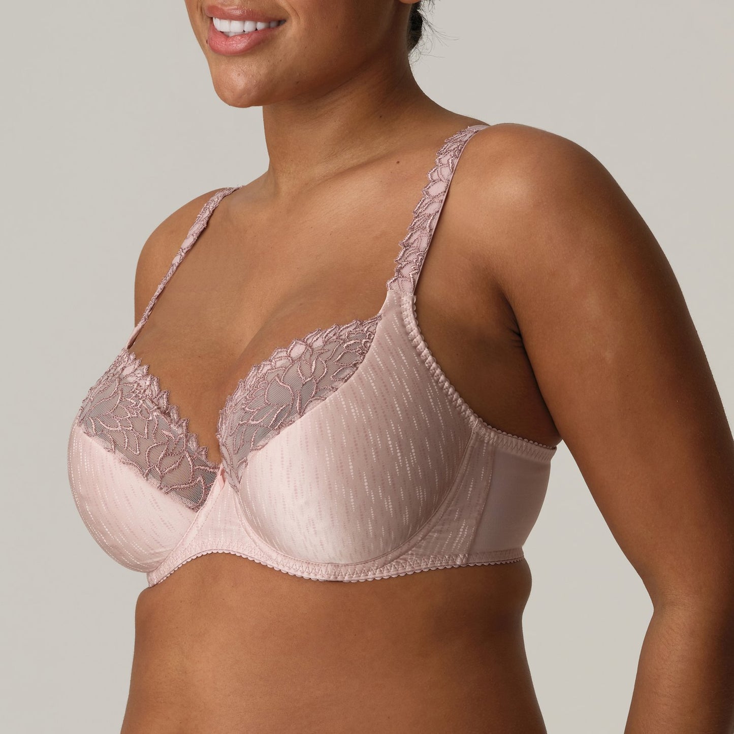 PrimaDonna Monterrey Padded Balcony Bra in Vintage Pink