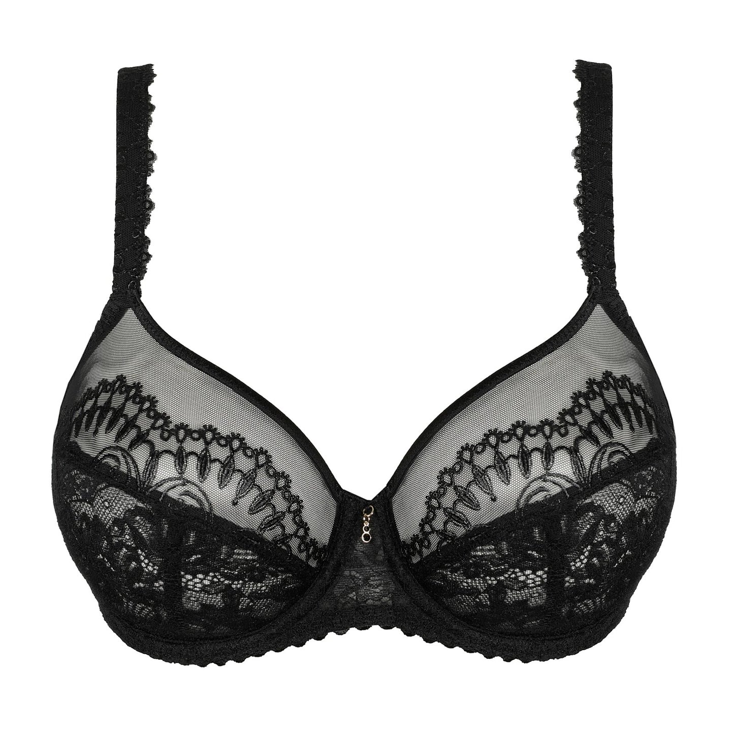 PrimaDonna Shimla Balcony Bra flat lay in Black
