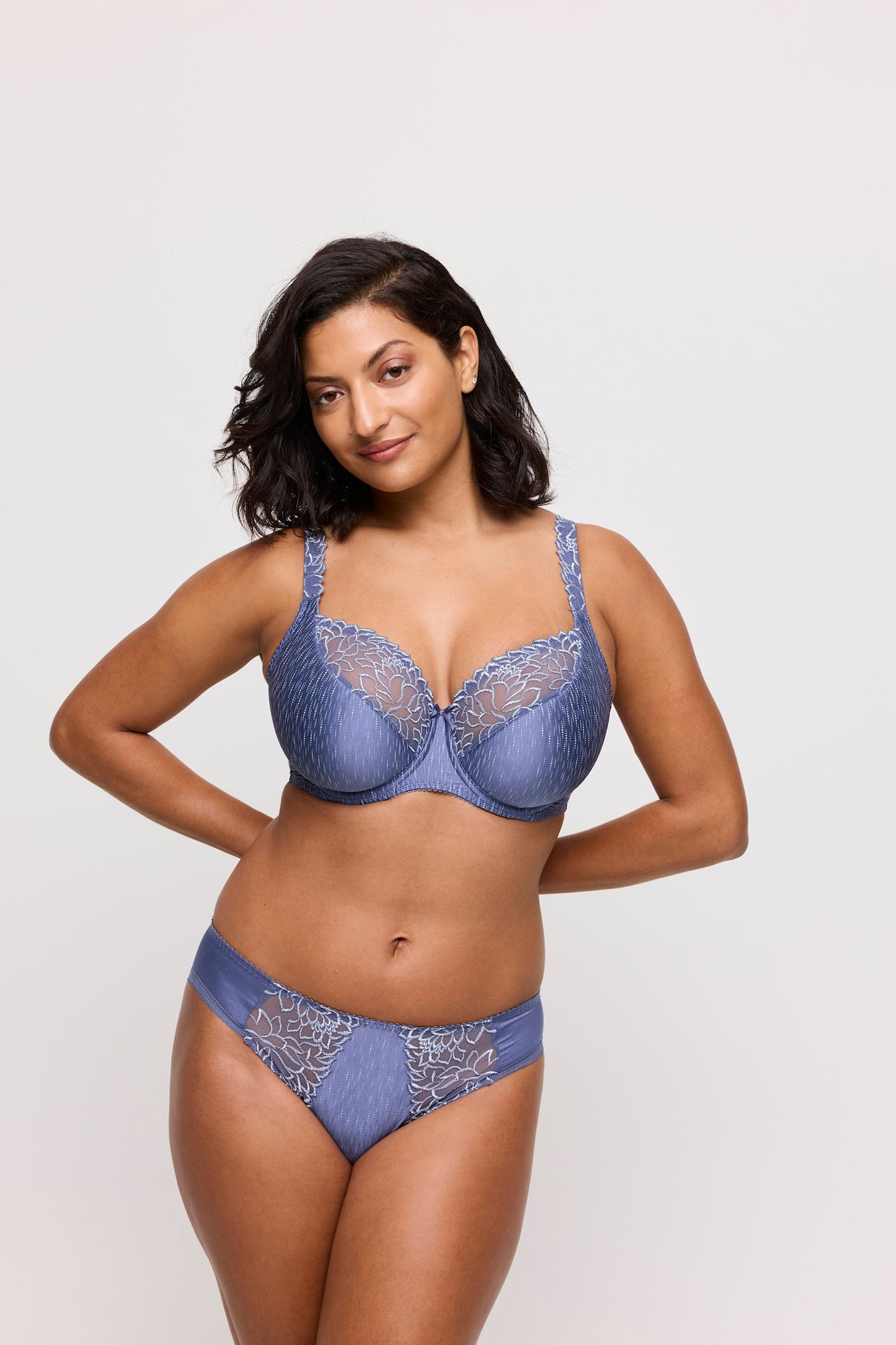 PrimaDonna Monterrey Rio Brief on model in Nightshadow Blue