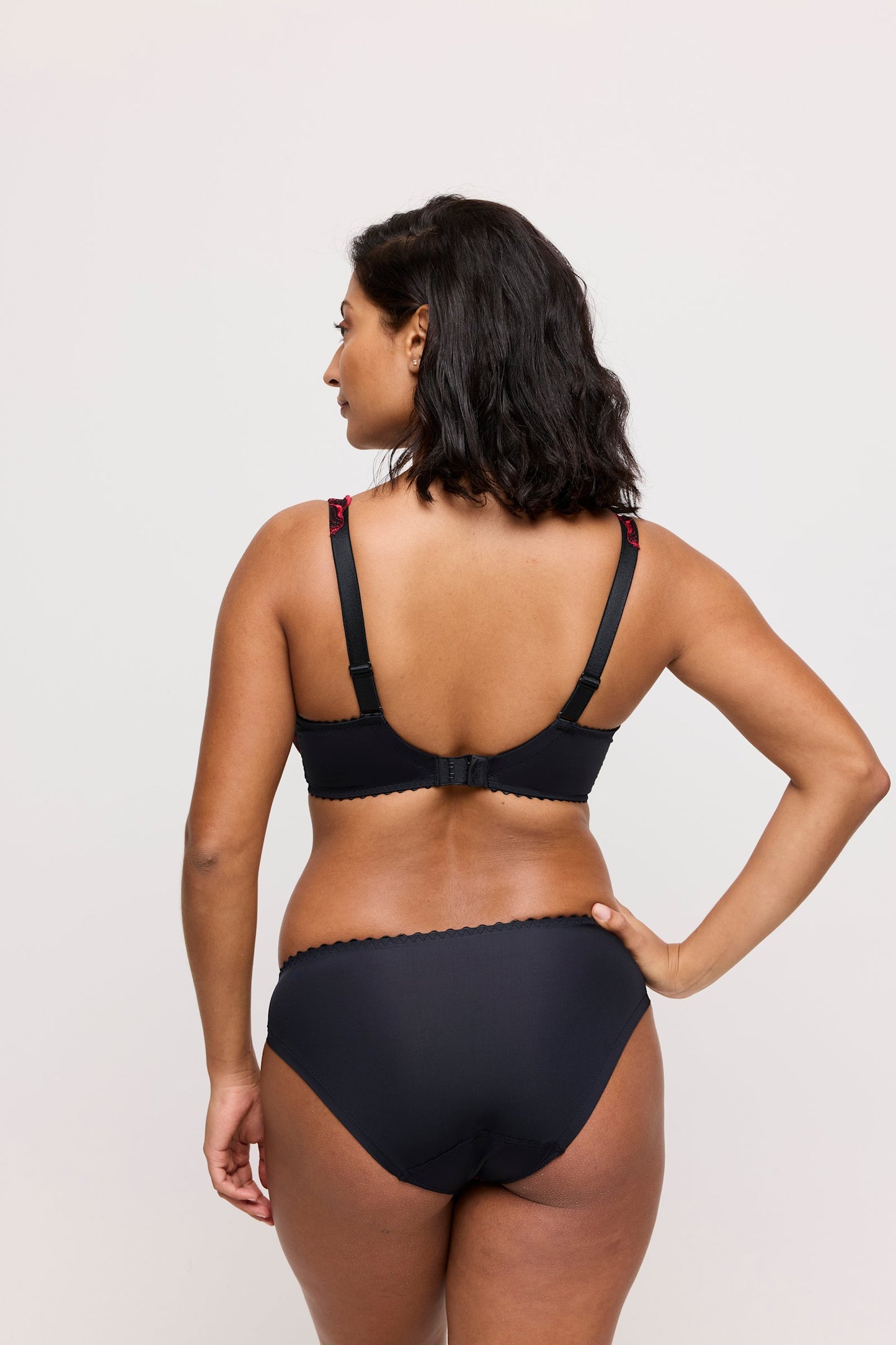 PrimaDonna Springdale Rio Brief on model in Black Rose