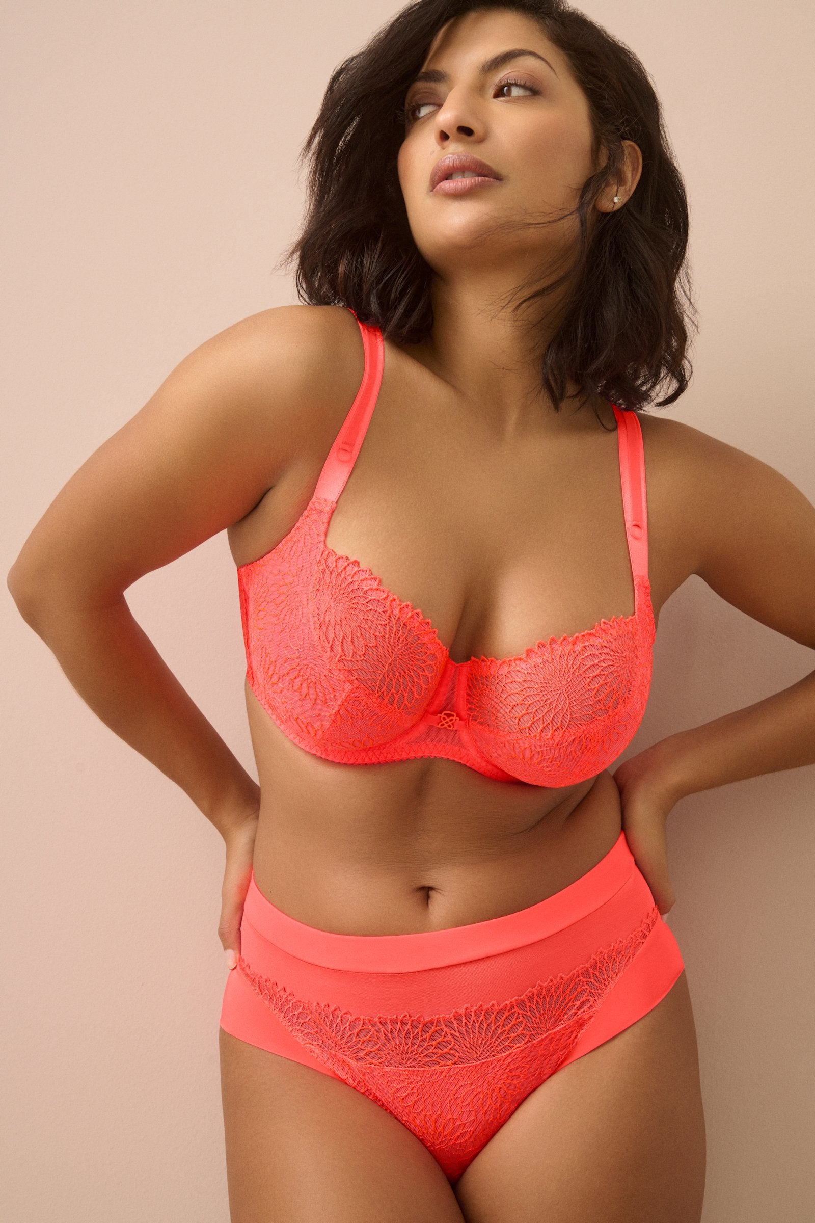 PrimaDonna Sophora Full Brief styled on model in Spritz