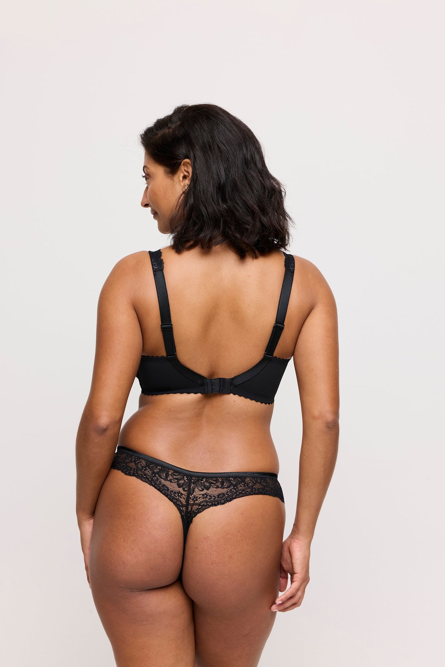 PrimaDonna Shimla Thong on model in Black