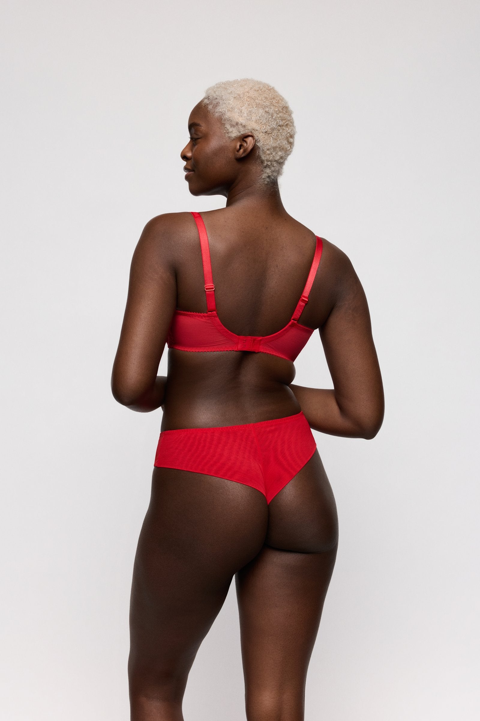 PrimaDonna Sophora Balcony Bra on model in True Red