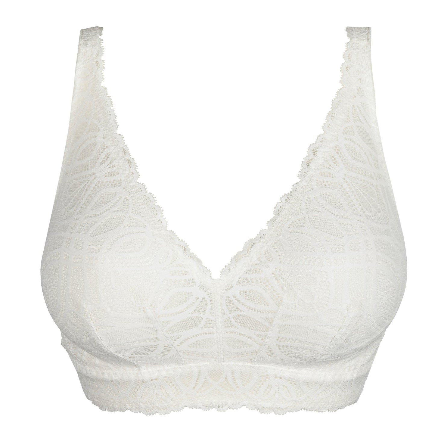 PrimaDonna Salerno Bralette flat lay in Natural
