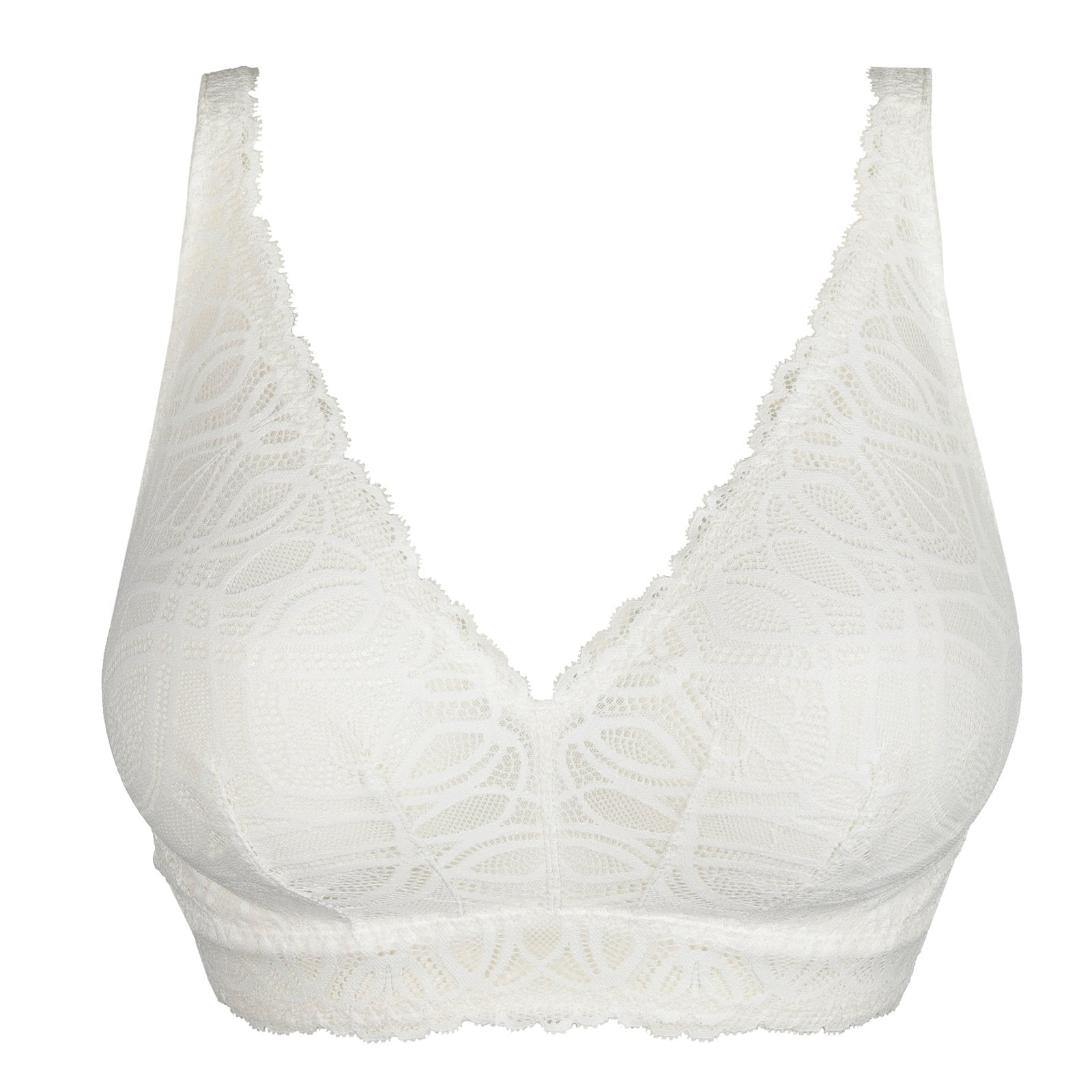 PrimaDonna Salerno Bralette flat lay in Natural