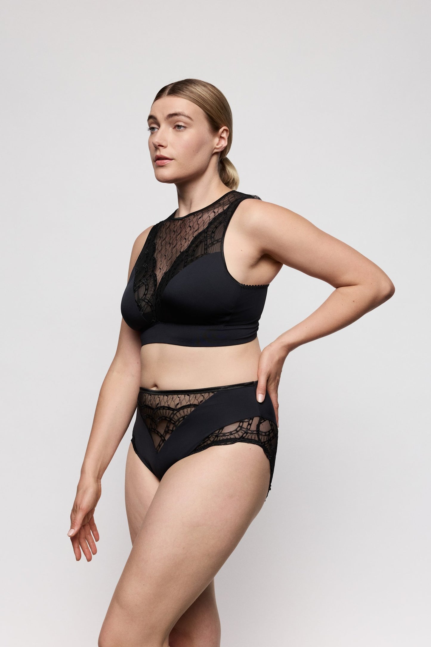 PrimaDonna Naica Bralette on model in Black