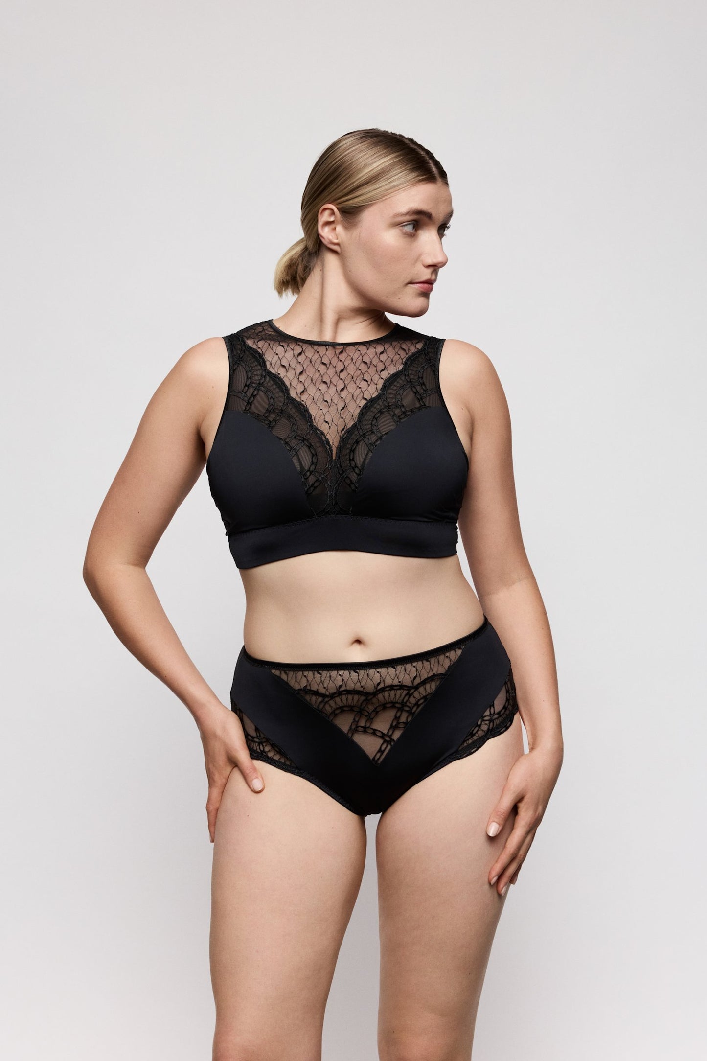 PrimaDonna Naica Full Brief on model in Black