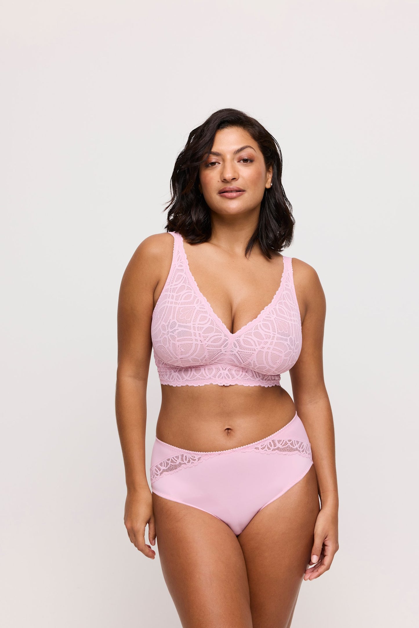 PrimaDonna Salerno Full Brief on model in Spring Rose
