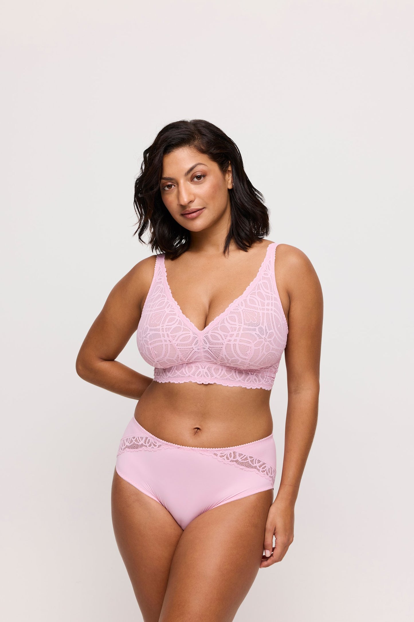 PrimaDonna Salerno Full Brief on model in Spring Rose