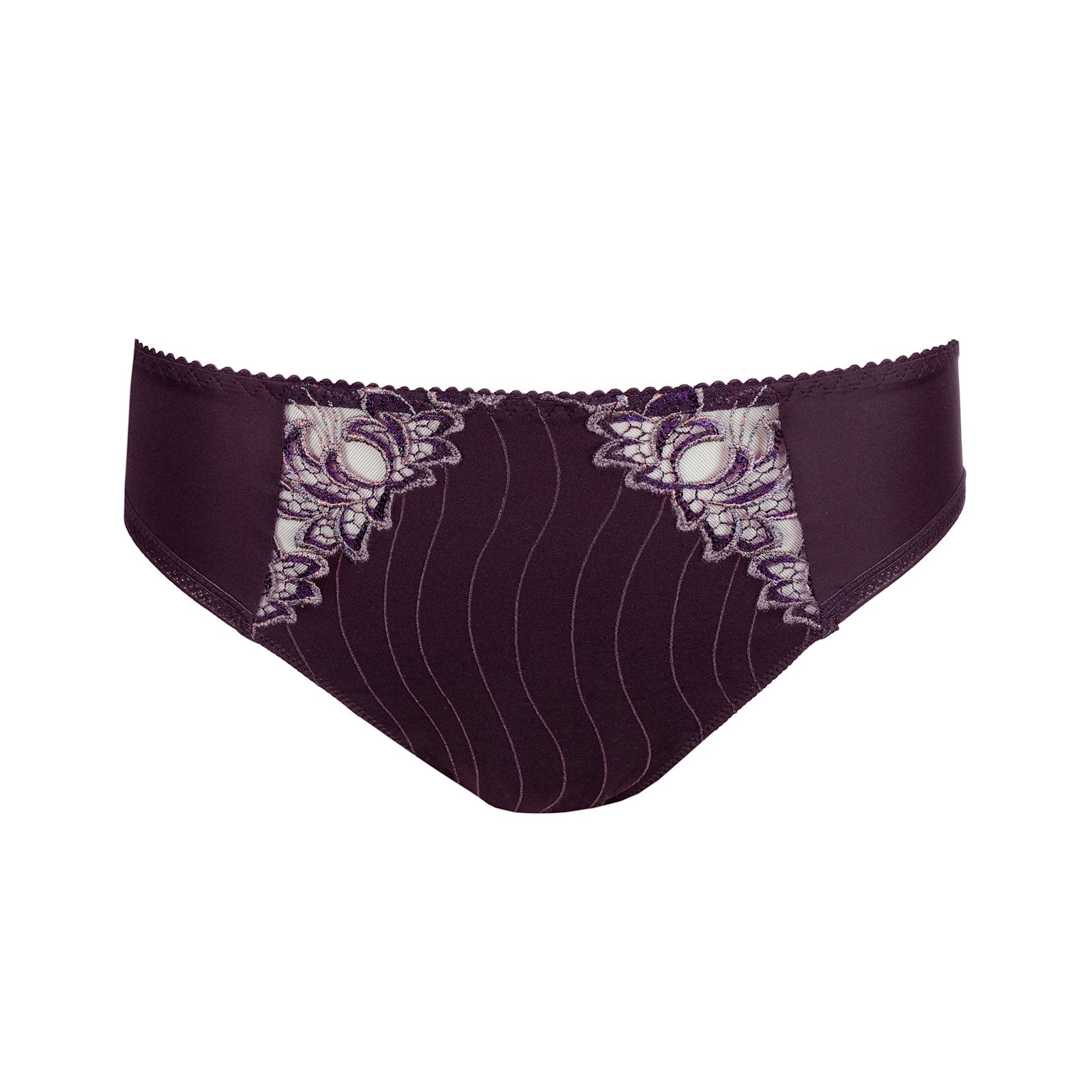 PrimaDonna Deauville Rio Brief flat lay in Amethyst Gem