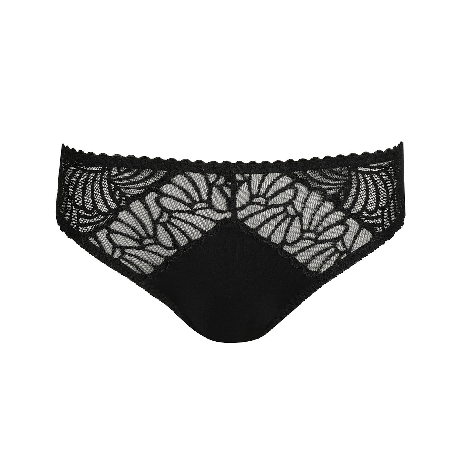 PrimaDonna Gallipoli Rio Brief flat lay in Black