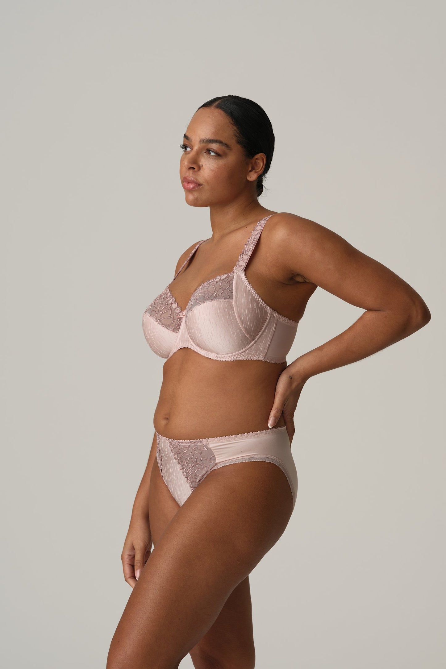 PrimaDonna Monterrey Rio Brief on model in Vintage Pink