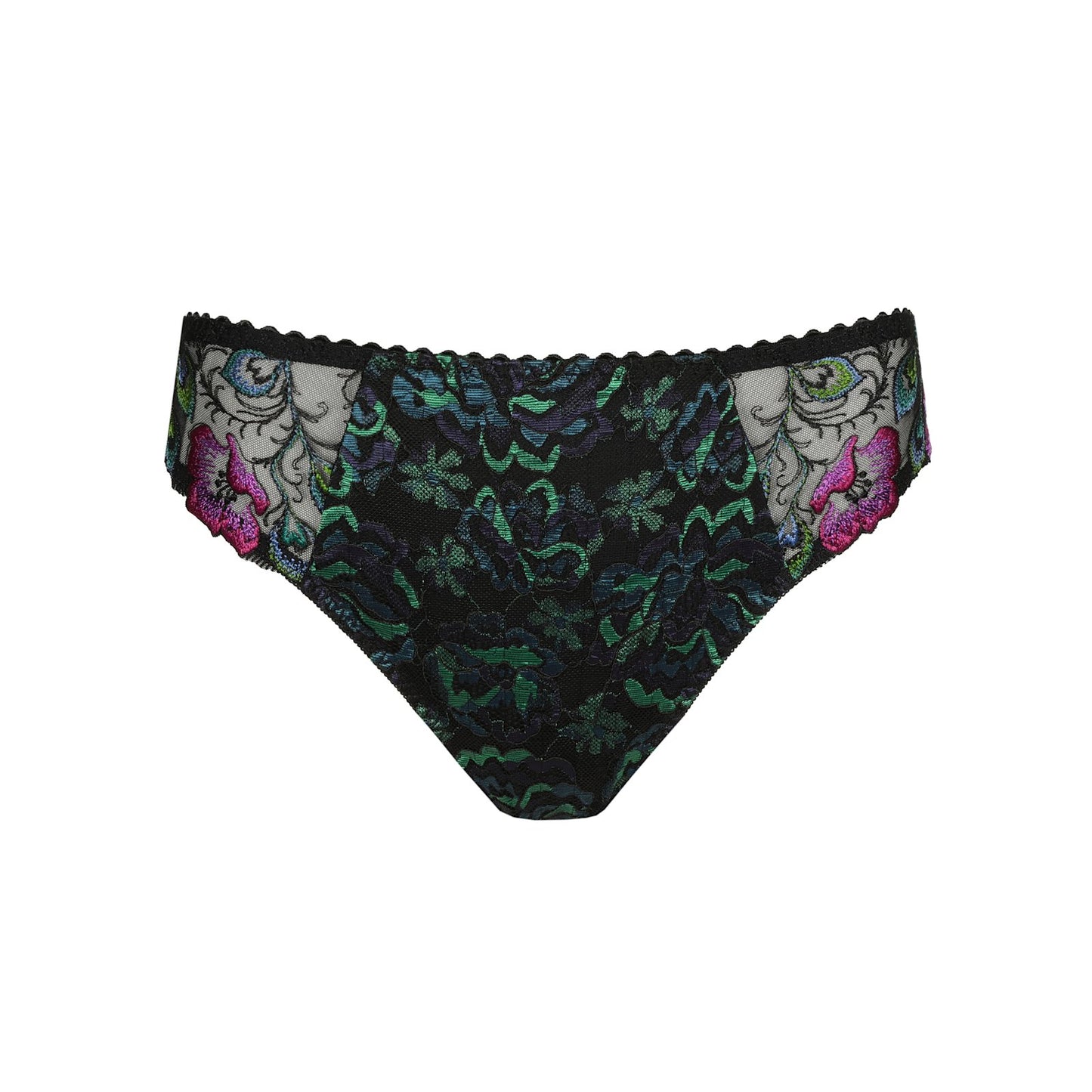 PrimaDonna San Angel Rio Brief flat lay in Peacock Feather