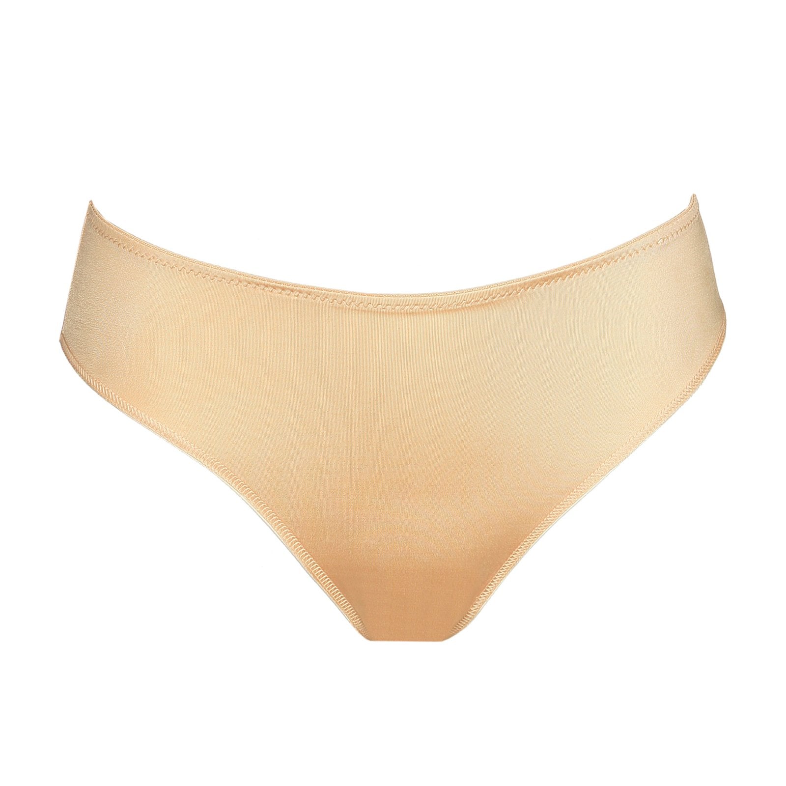 PrimaDonna Satin Rio Brief flat lay in Cognac