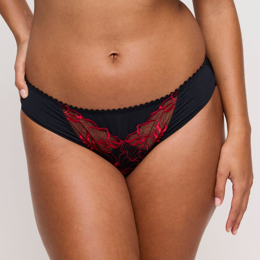 PrimaDonna Springdale Rio Brief in Black Rose