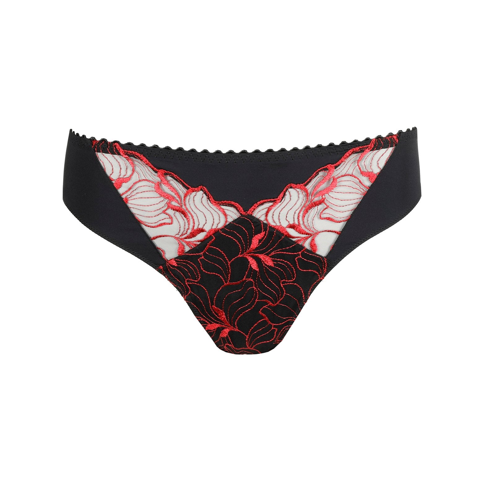PrimaDonna Springdale Rio Brief flat lay in Black Rose