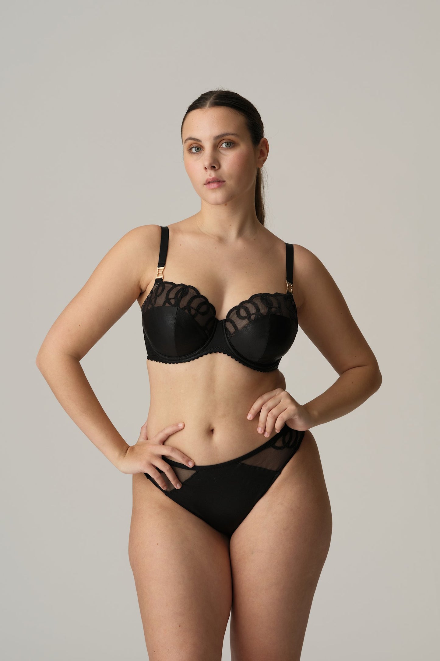 PrimaDonna Vallarta Rio Brief on model in Black