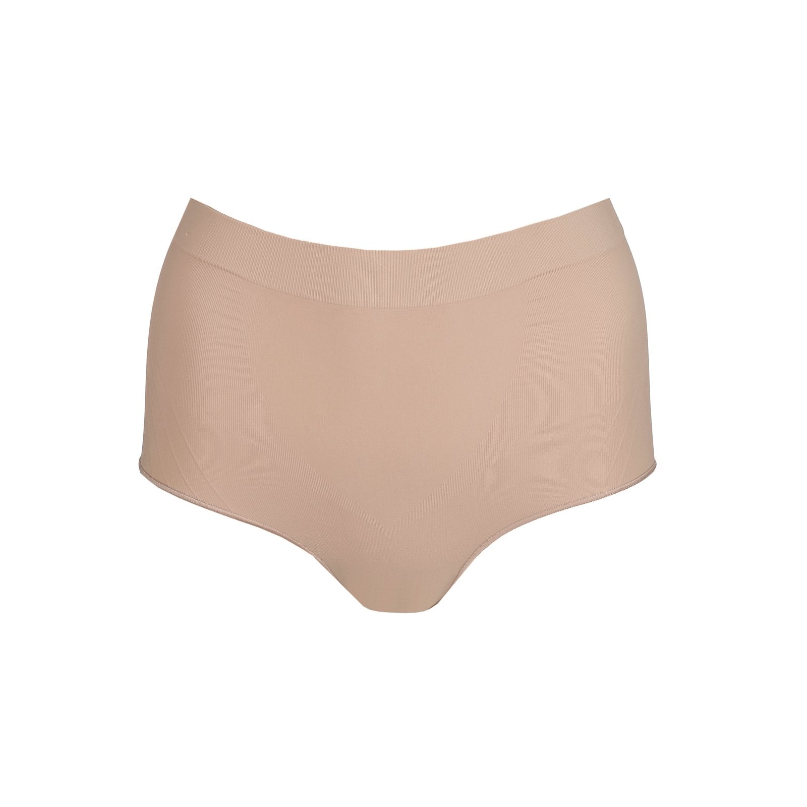 PrimaDonna Nudda Shapewear High Brief flat lay in Caffé Latte