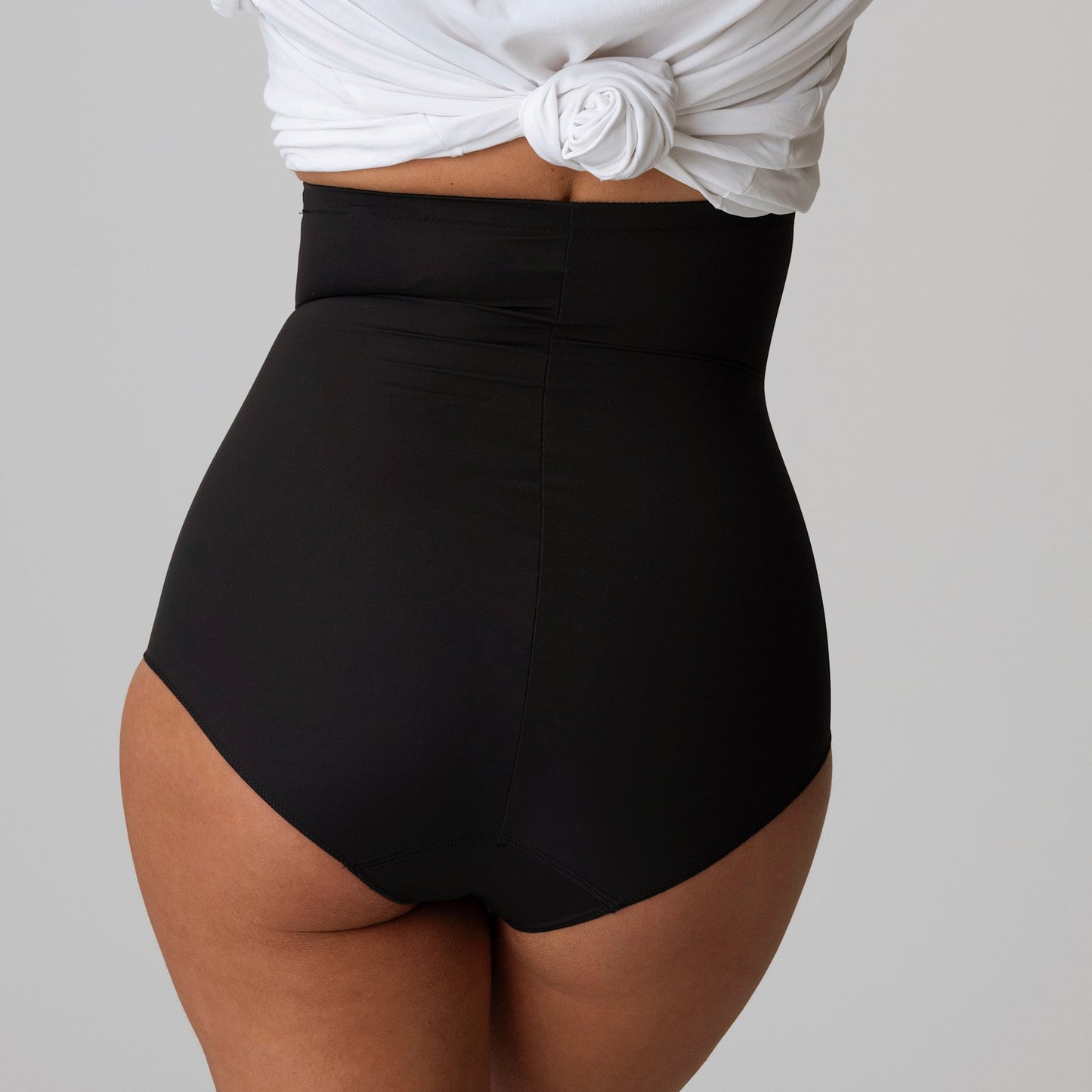 PrimaDonna Perle Shapewear High Brief in Charcoal