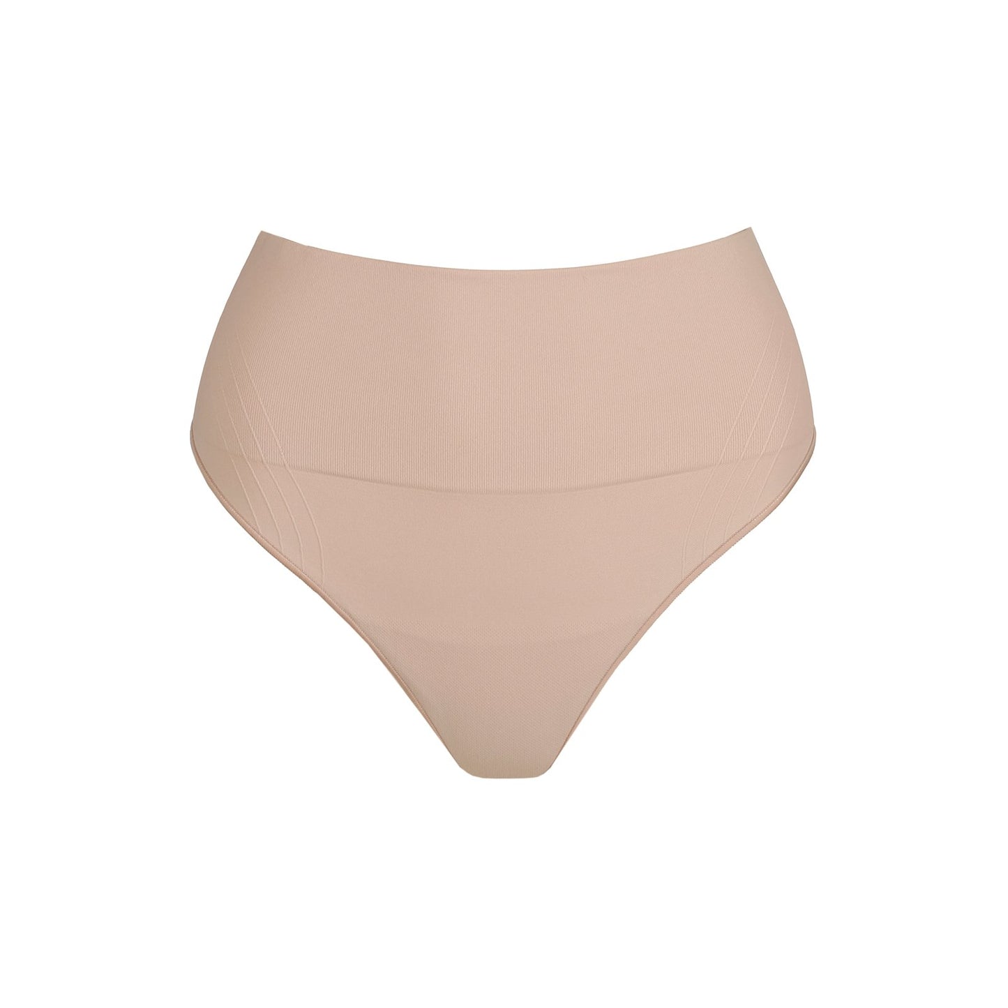 PrimaDonna Nudda Shapewear Thong flat lay in Caffé Latte