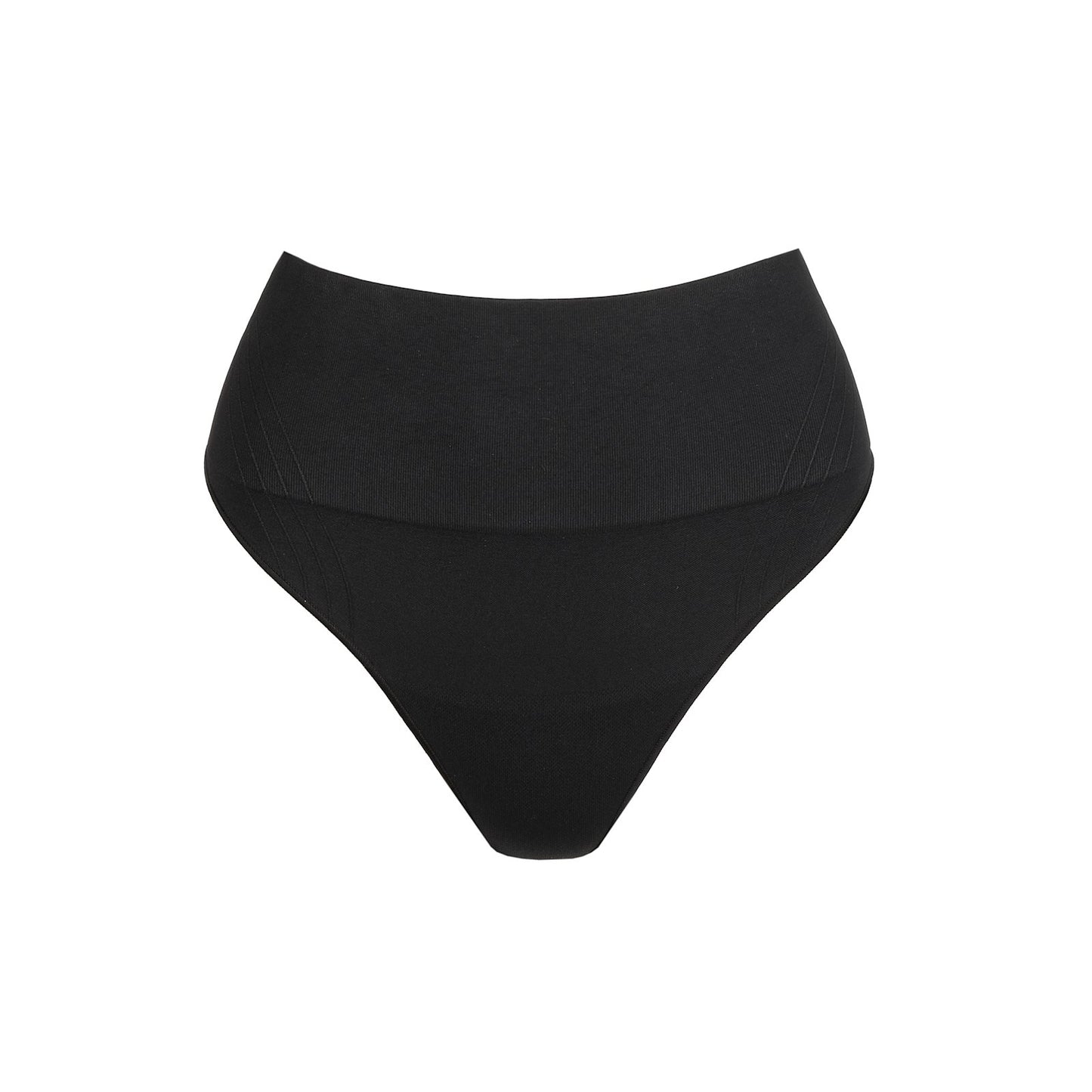 PrimaDonna Nudda Shapewear Thong flat lay in Black