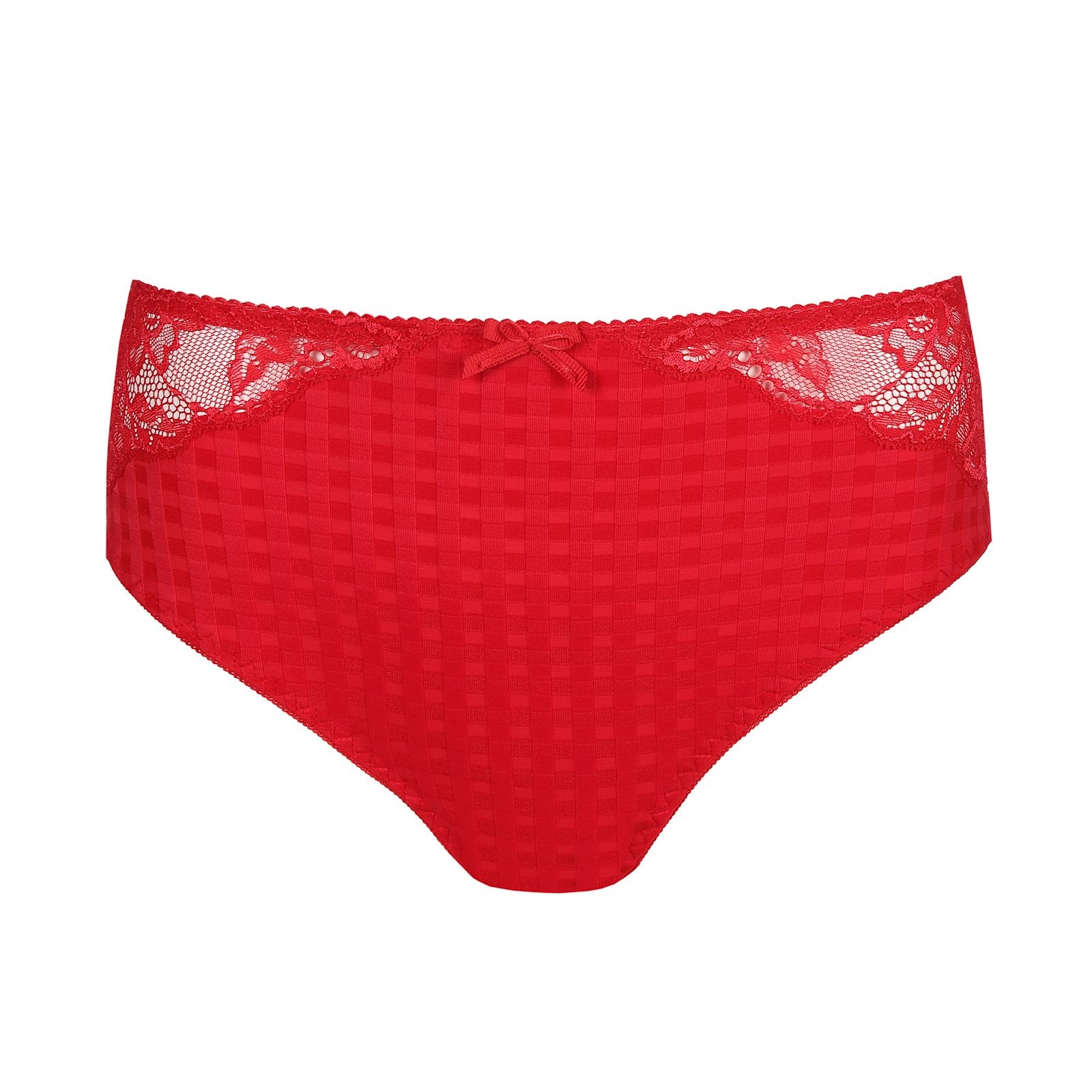 PrimaDonna Madison Full Brief flat lay in Scarlet