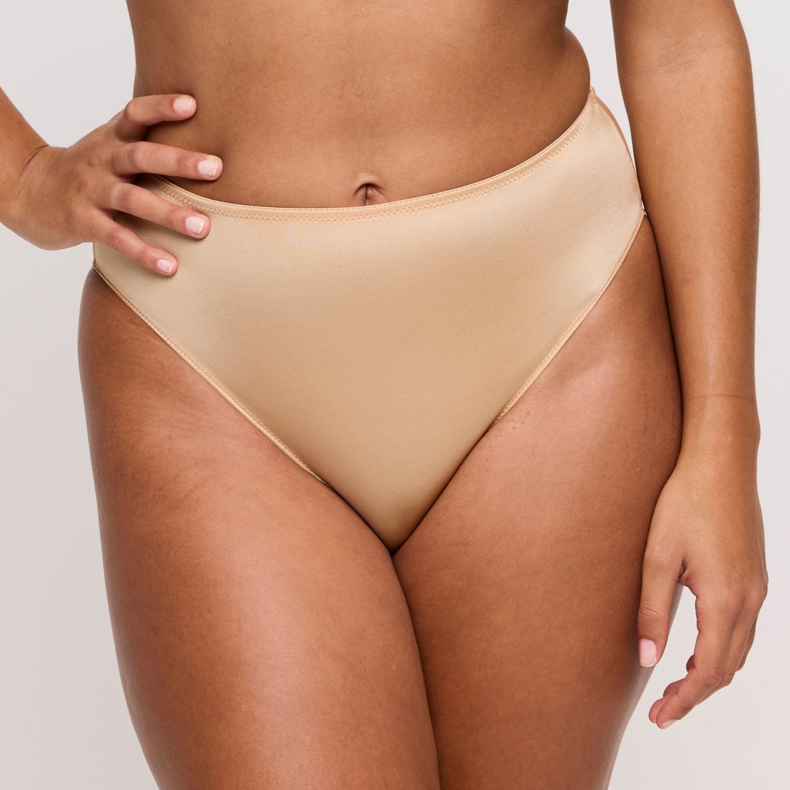 PrimaDonna Satin Full Brief in Cognac