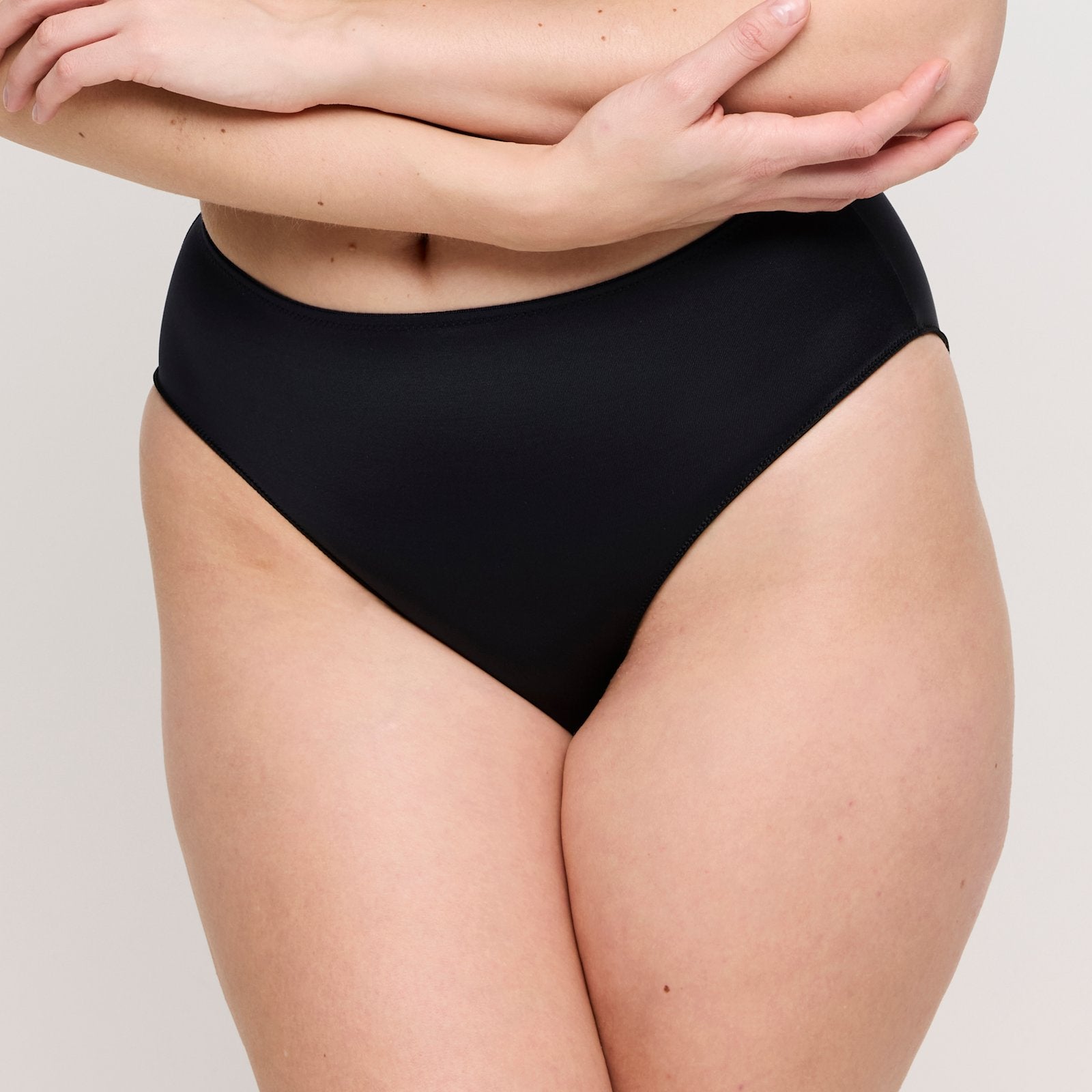 PrimaDonna Satin Full Brief in Black