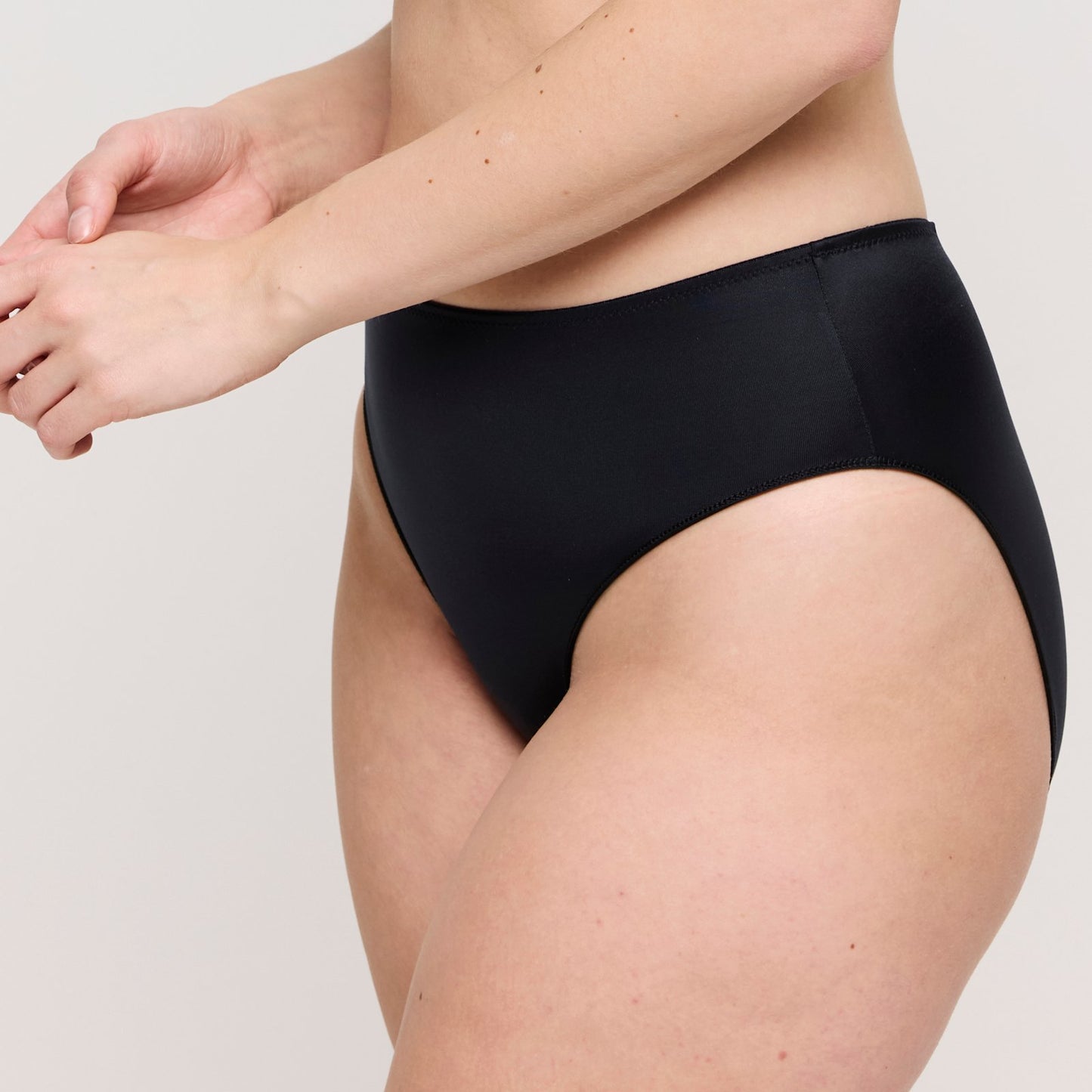 PrimaDonna Satin Full Brief in Black