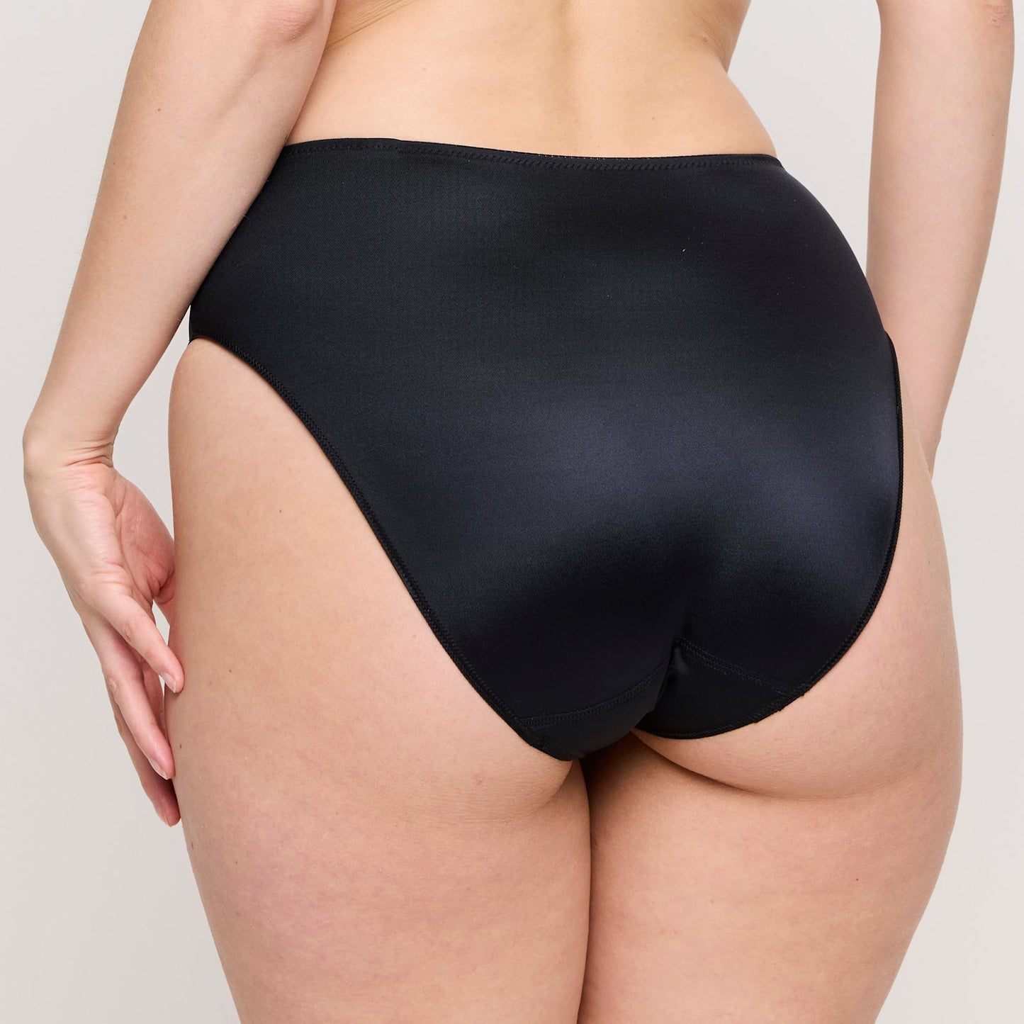 PrimaDonna Satin Full Brief in Black