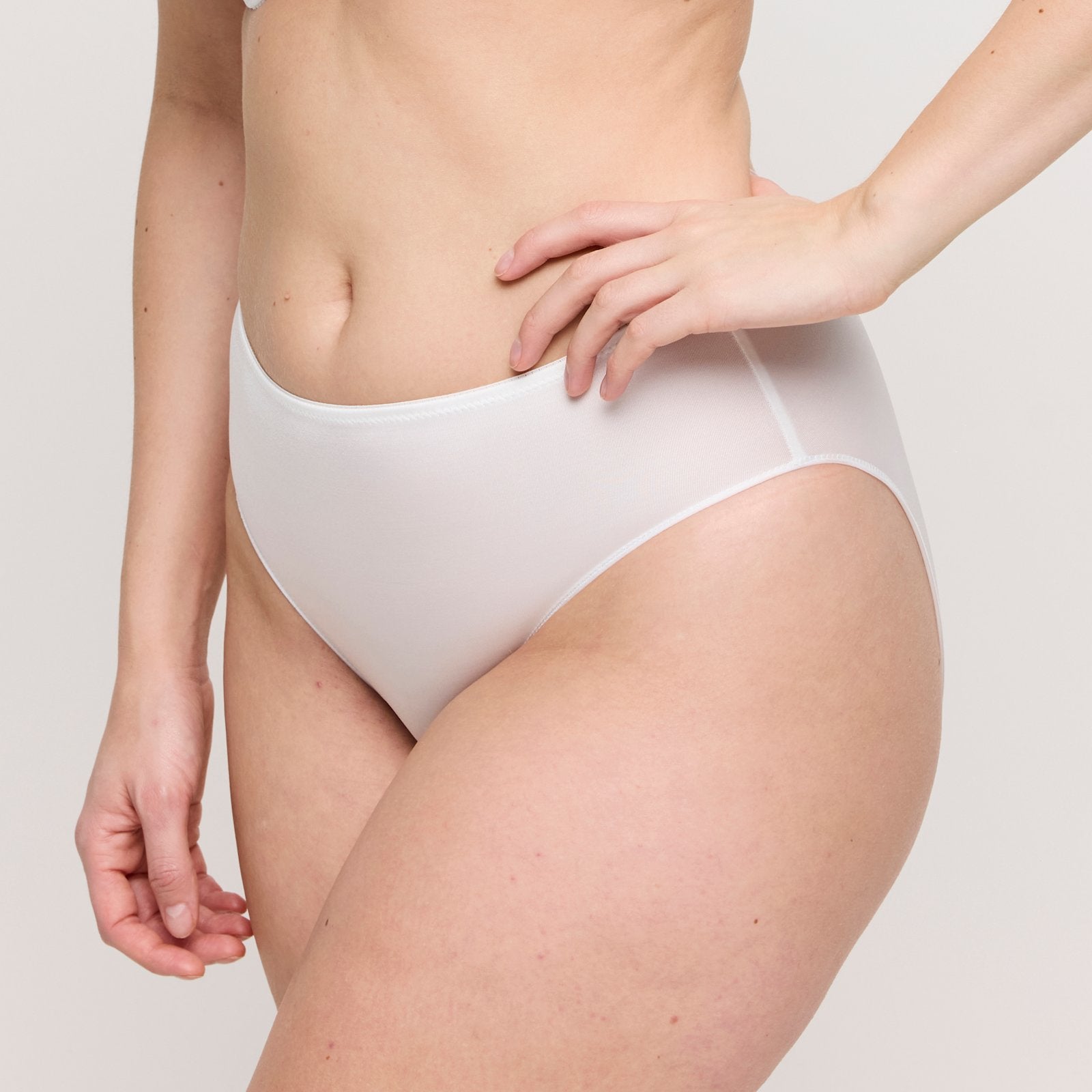 PrimaDonna Satin Full Brief in Natural
