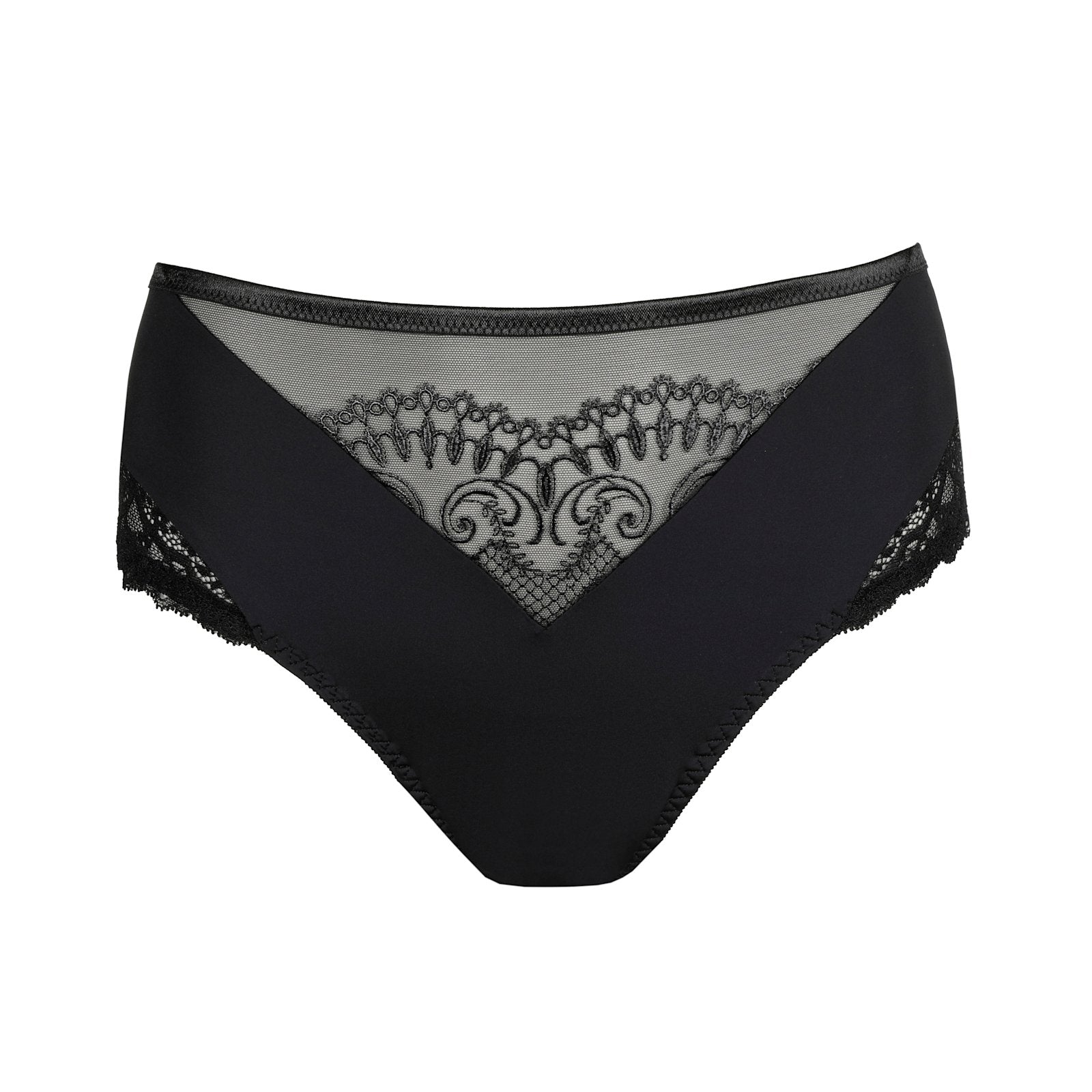 PrimaDonna Shimla Full Brief flat lay in Black