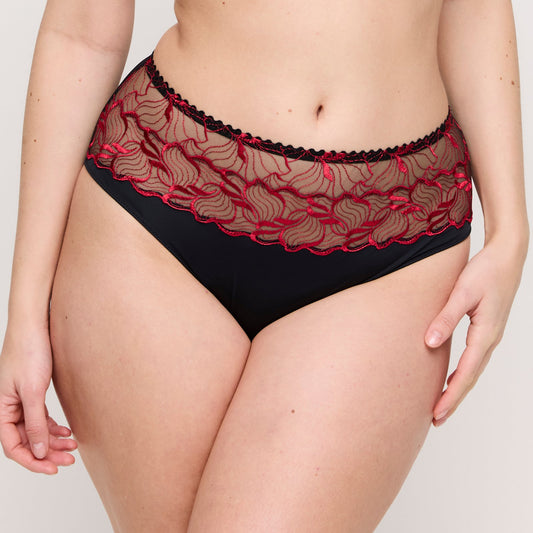 PrimaDonna Springdale Full Brief in Black Rose
