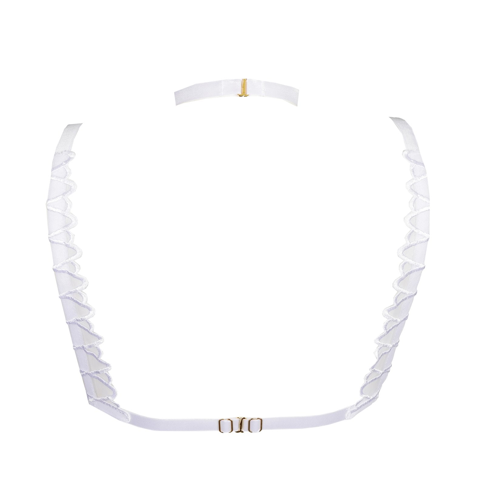PrimaDonna Arthill Body Harness flat lay in White