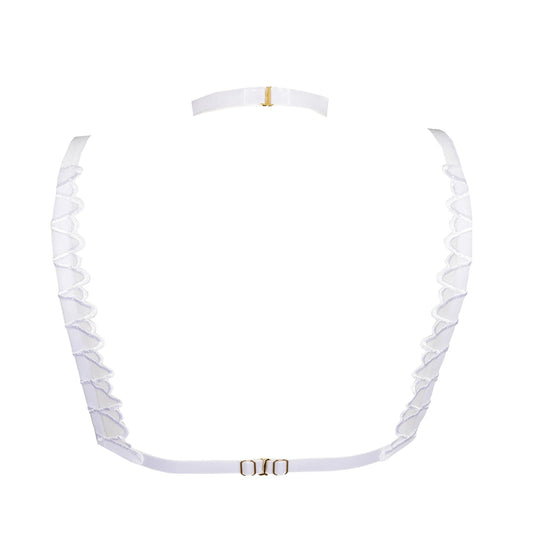 PrimaDonna Arthill Body Harness flat lay in White