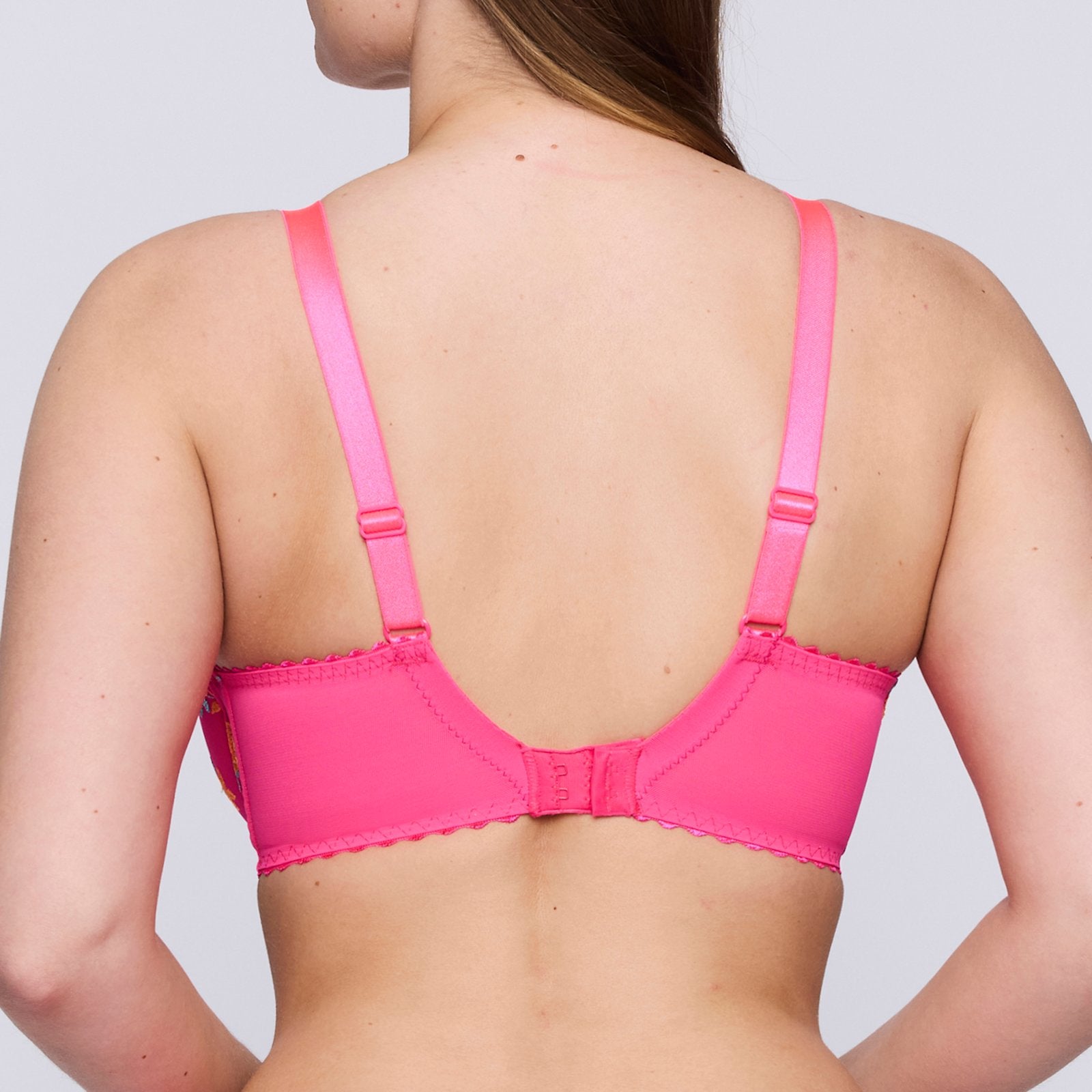 PrimaDonna Cala Luna Padded Plunge Bra in Blogger Pink