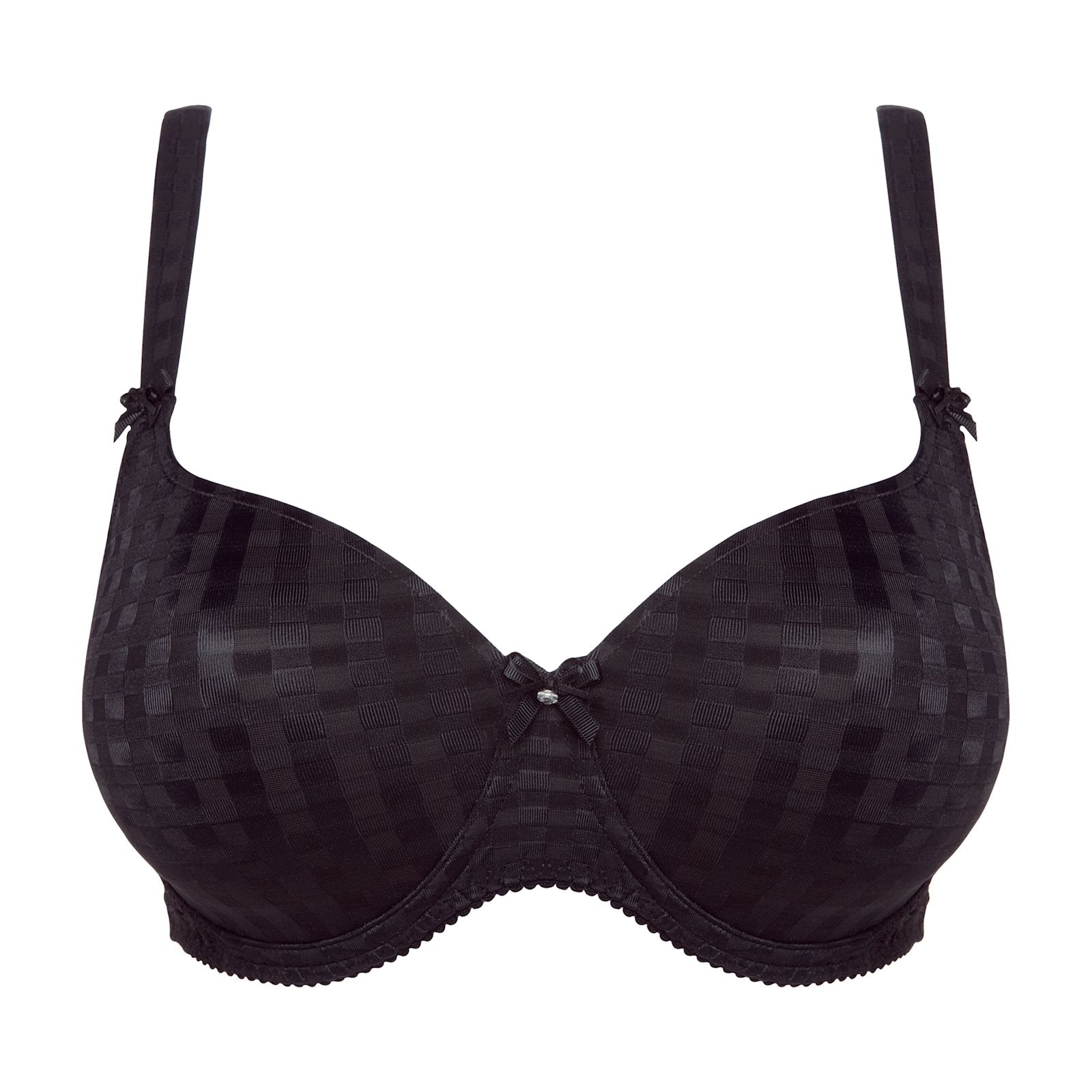 PrimaDonna Madison Plunge Bra flat lay in Black
