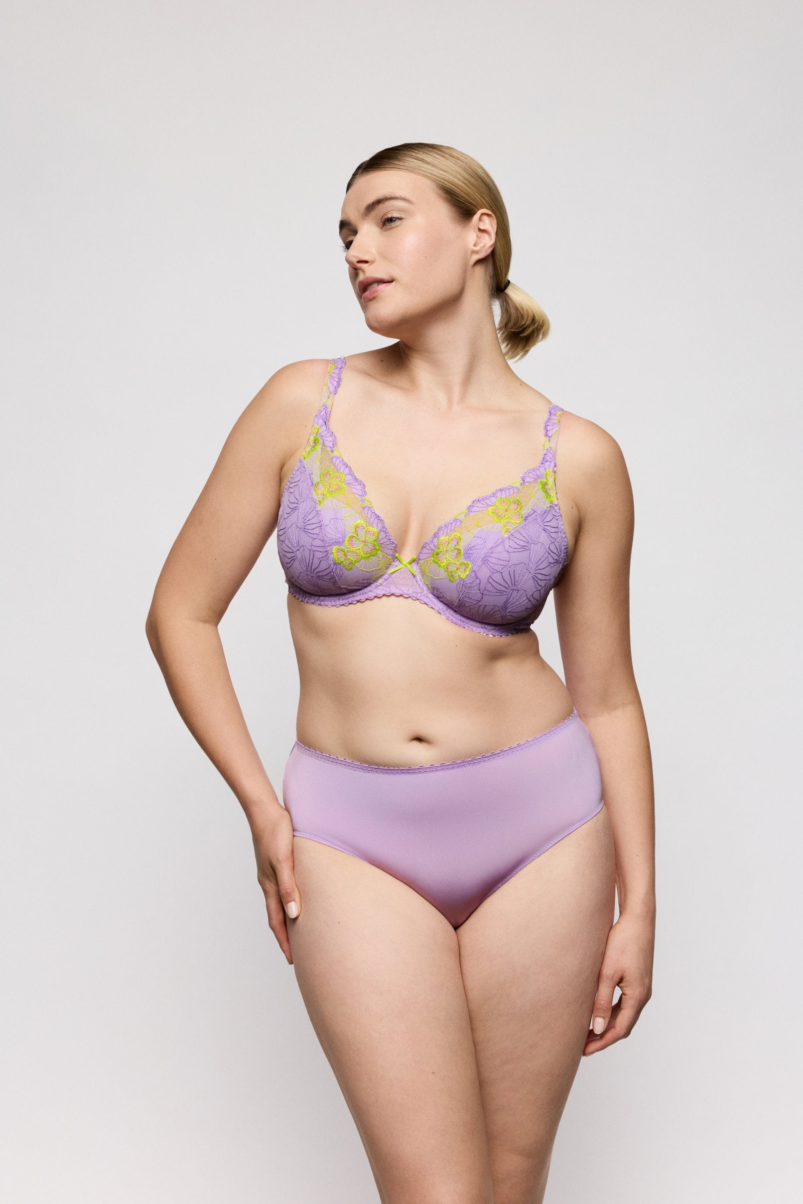 PrimaDonna Ixia Full Brief on model in Wisteria