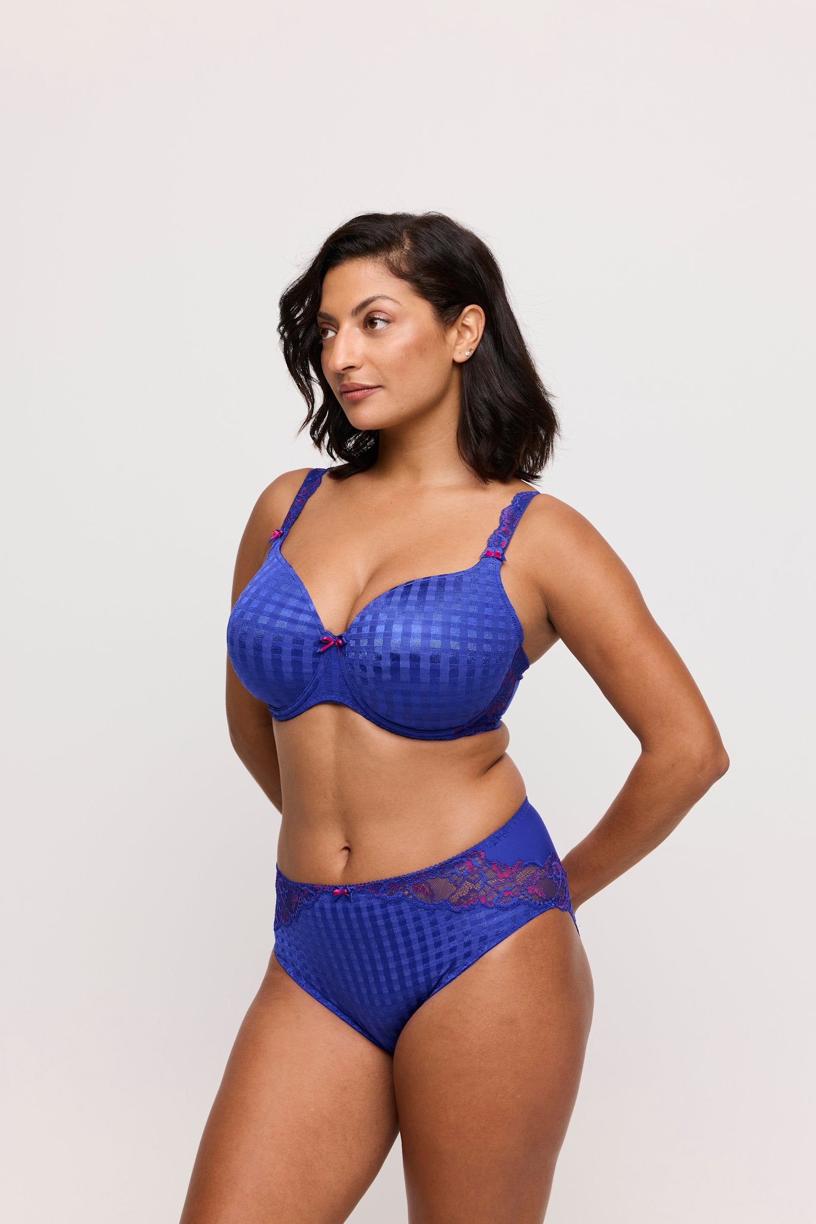 PrimaDonna Madison Full Brief on model in Blueberry Kiss