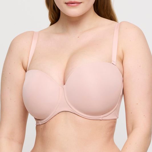 PrimaDonna Figuras Strapless Bra in Powder Rose
