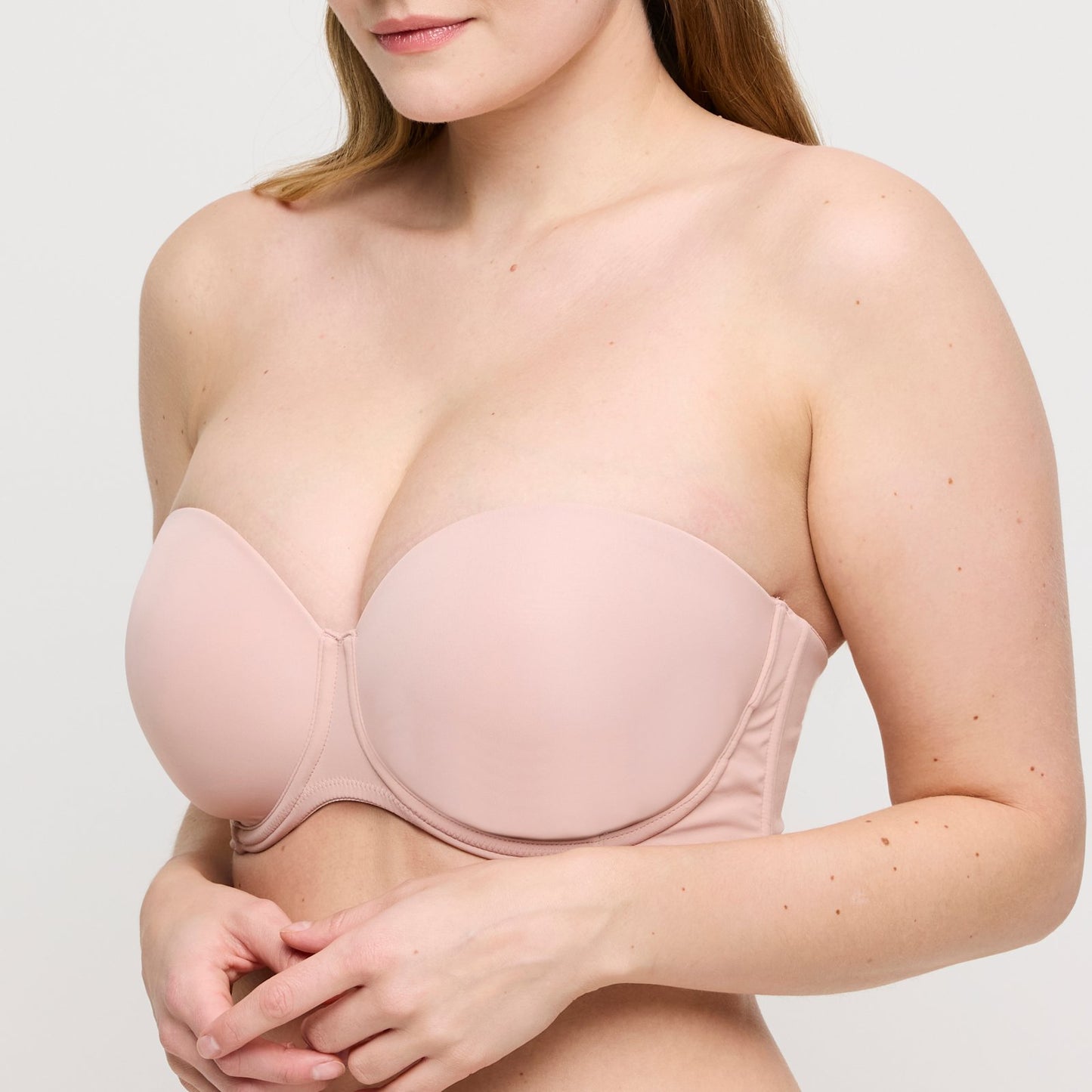 PrimaDonna Figuras Strapless Bra in Powder Rose