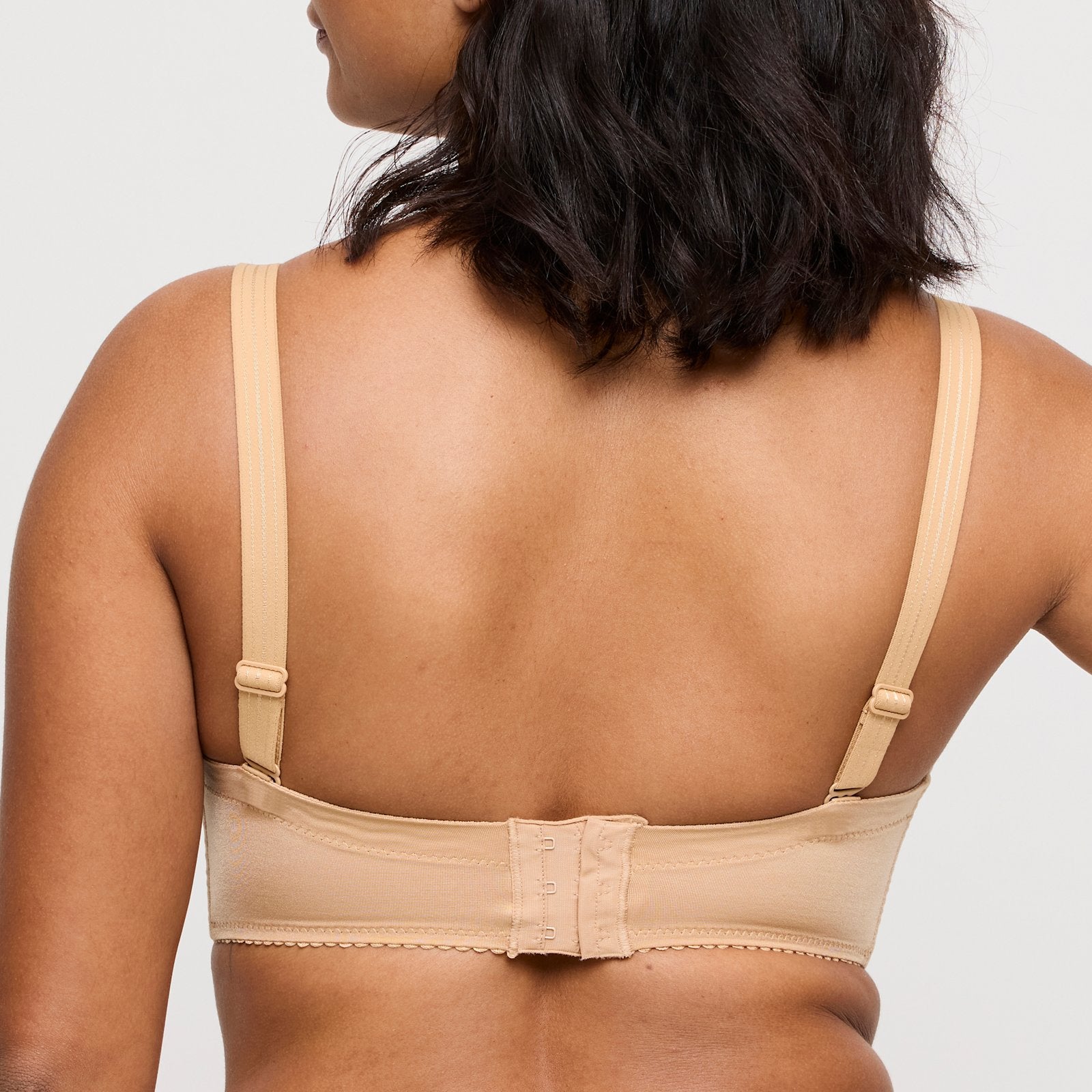 PrimaDonna Satin Strapless Bra in Cognac