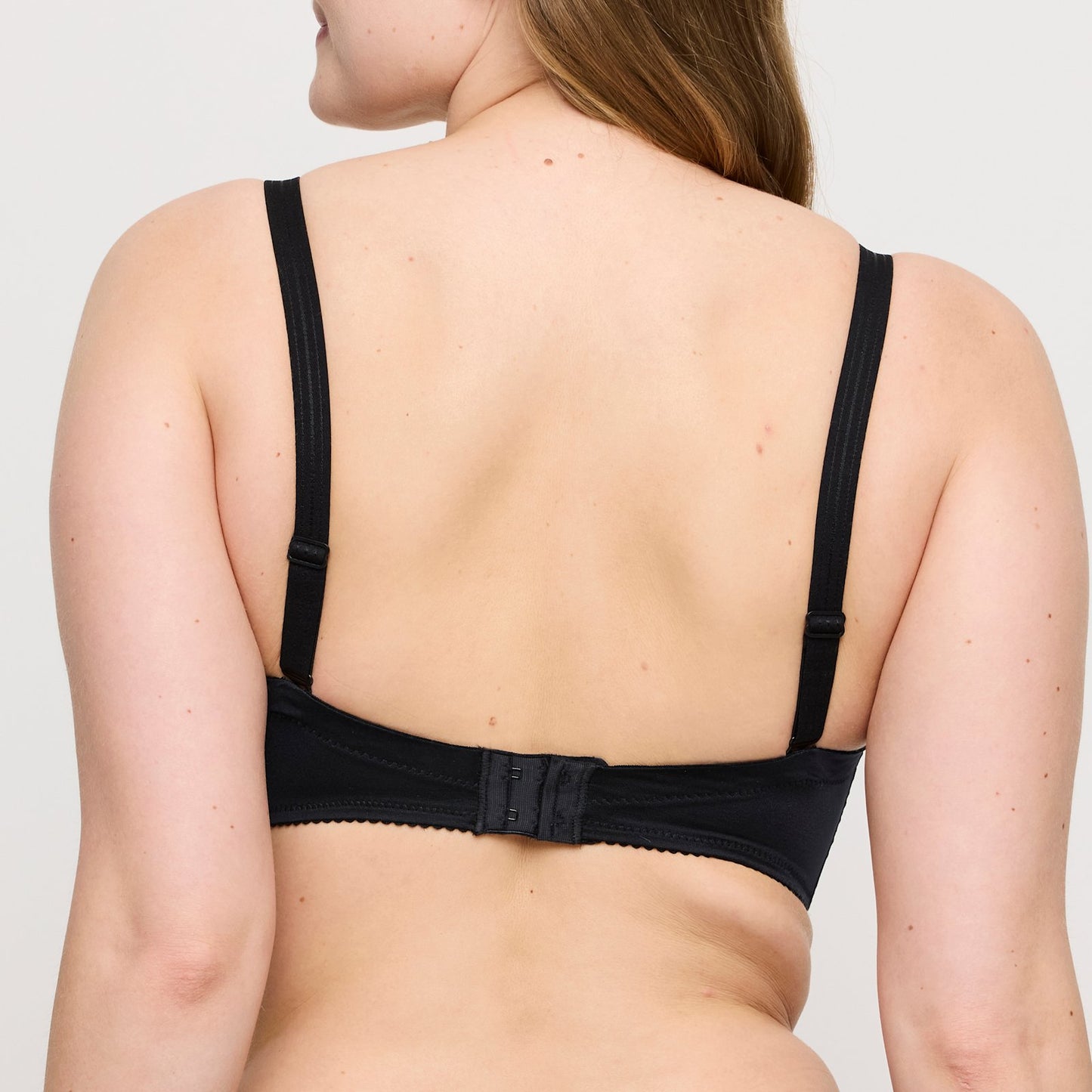 PrimaDonna Satin Strapless Bra in Black