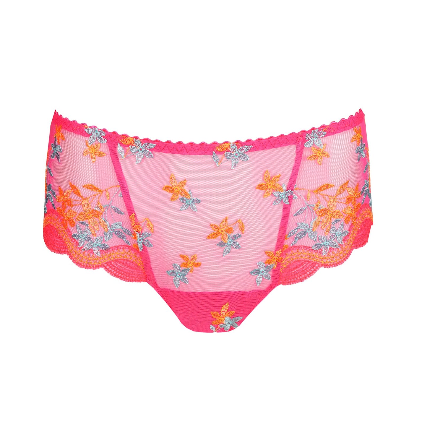PrimaDonna Cala Luna Luxury Thong flat lay in Blogger Pink