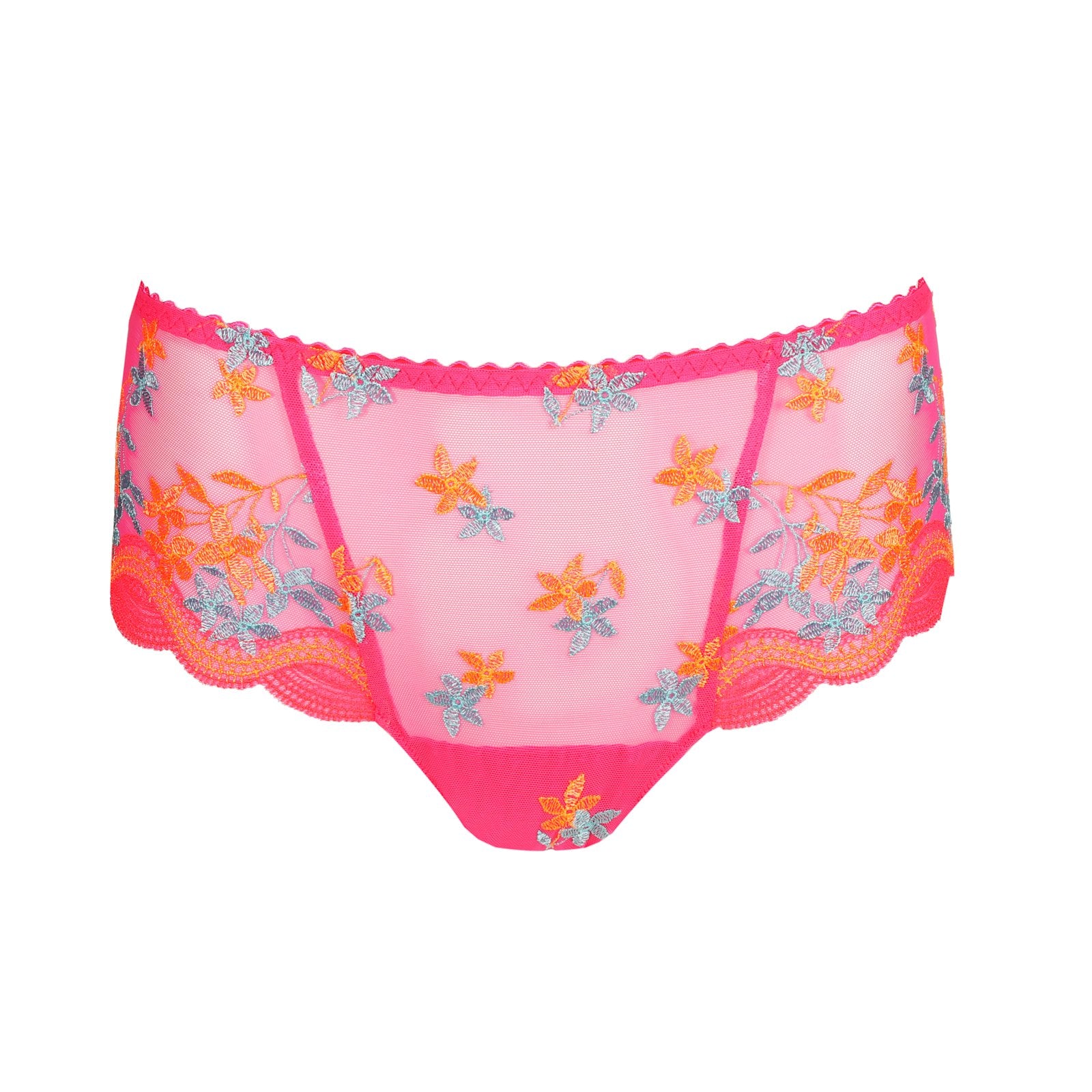 PrimaDonna Cala Luna Luxury Thong flat lay in Blogger Pink