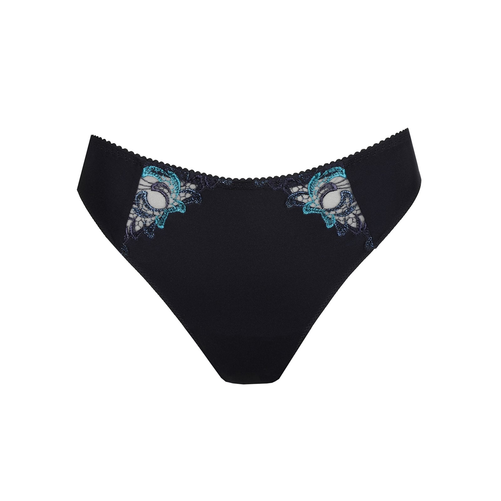 PrimaDonna Deauville Thong flat lay in Velvet Blue
