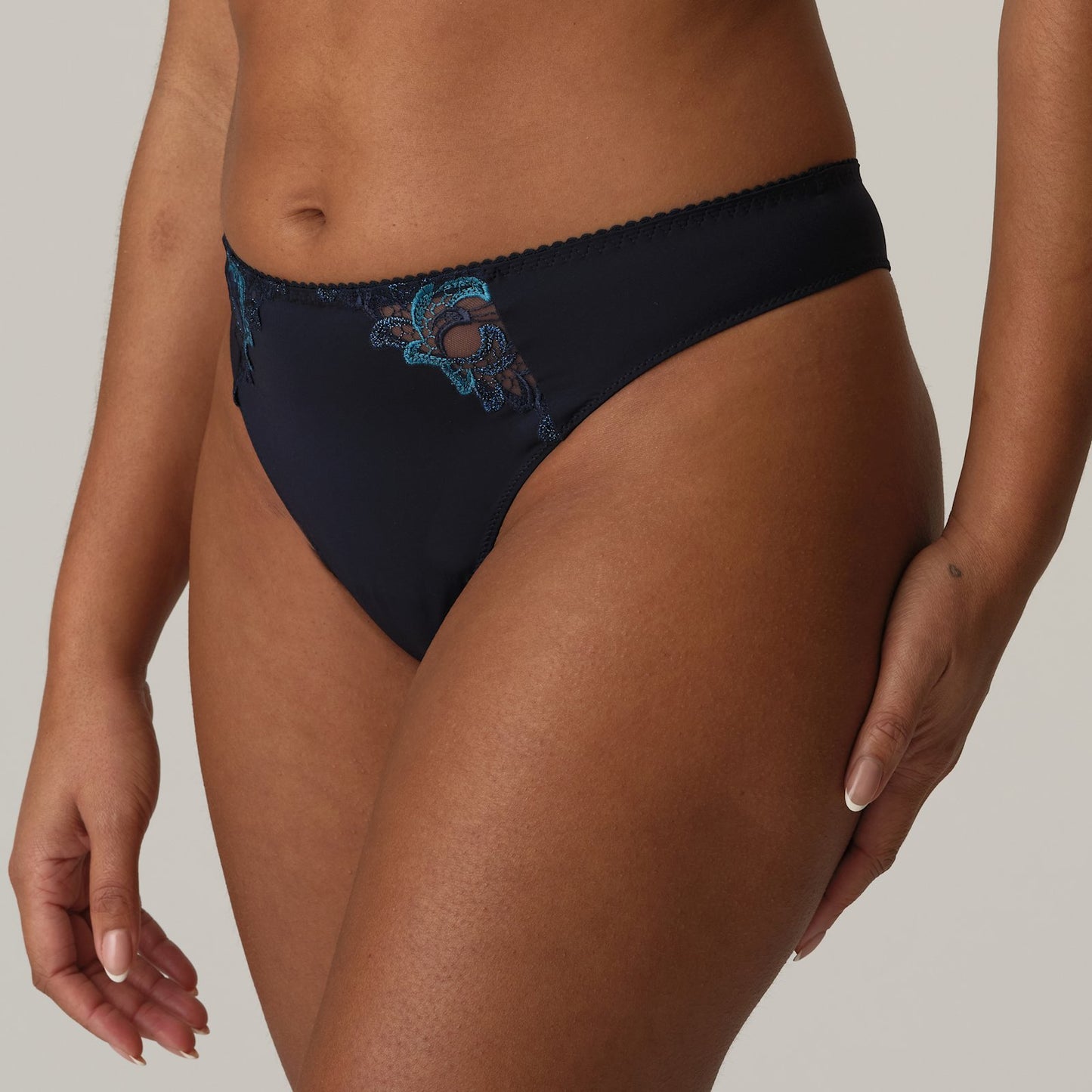 PrimaDonna Deauville Thong in Velvet Blue