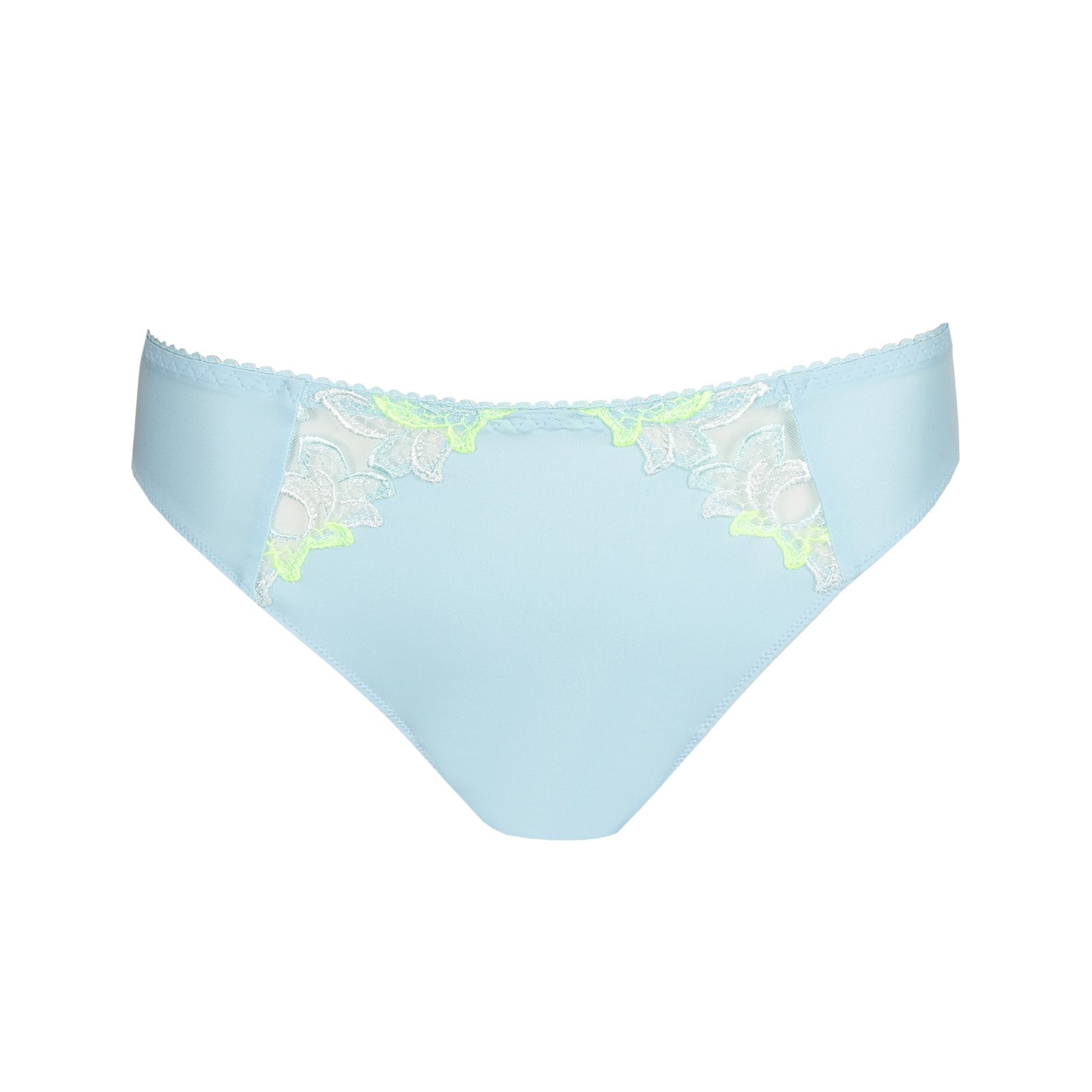 PrimaDonna Deauville Thong flat lay in Milky Blue