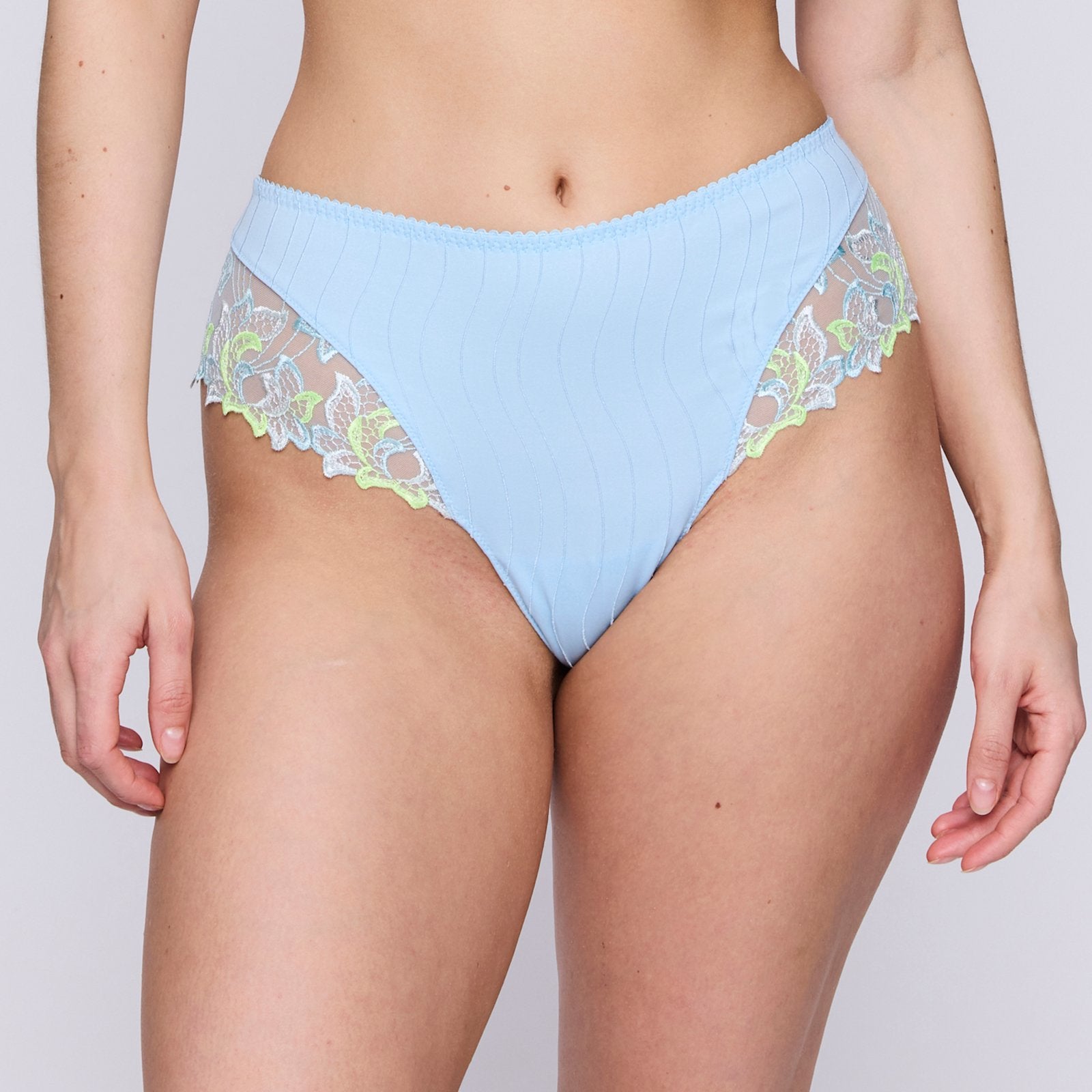 PrimaDonna Deauville Luxury Thong in Milky Blue