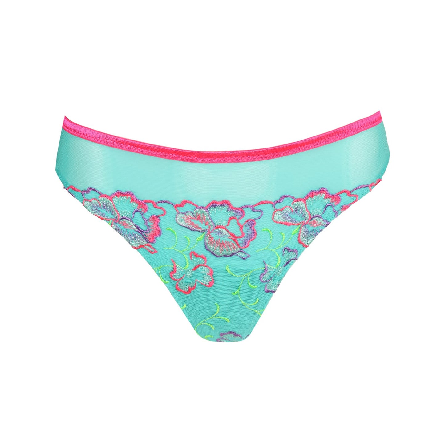 PrimaDonna Devdaha Thong flat lay in Mermaid